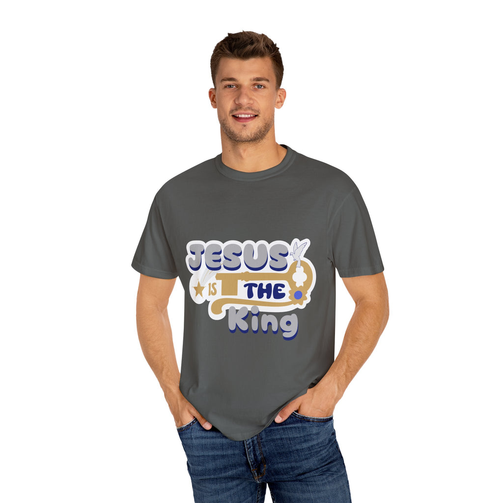 Jesus Is The King T-Shirt — Retro Christian Faith Tee