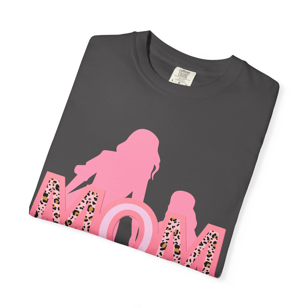 Mom & Me Garment-Dyed T-shirt, Cute Matching Tees, Mother's Day Gift, Family Outing Shirt, Mommy Daughter Outfit, Trendy Casual Wear