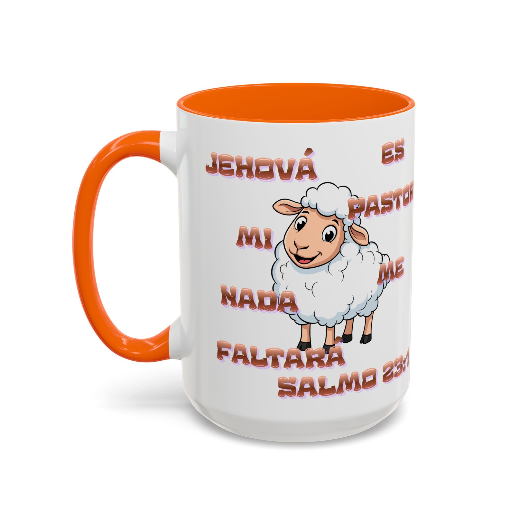 Jehová Es Mi Pastor Coffee Mug — Salmo 23:1 Spanish Christian Accent Mug