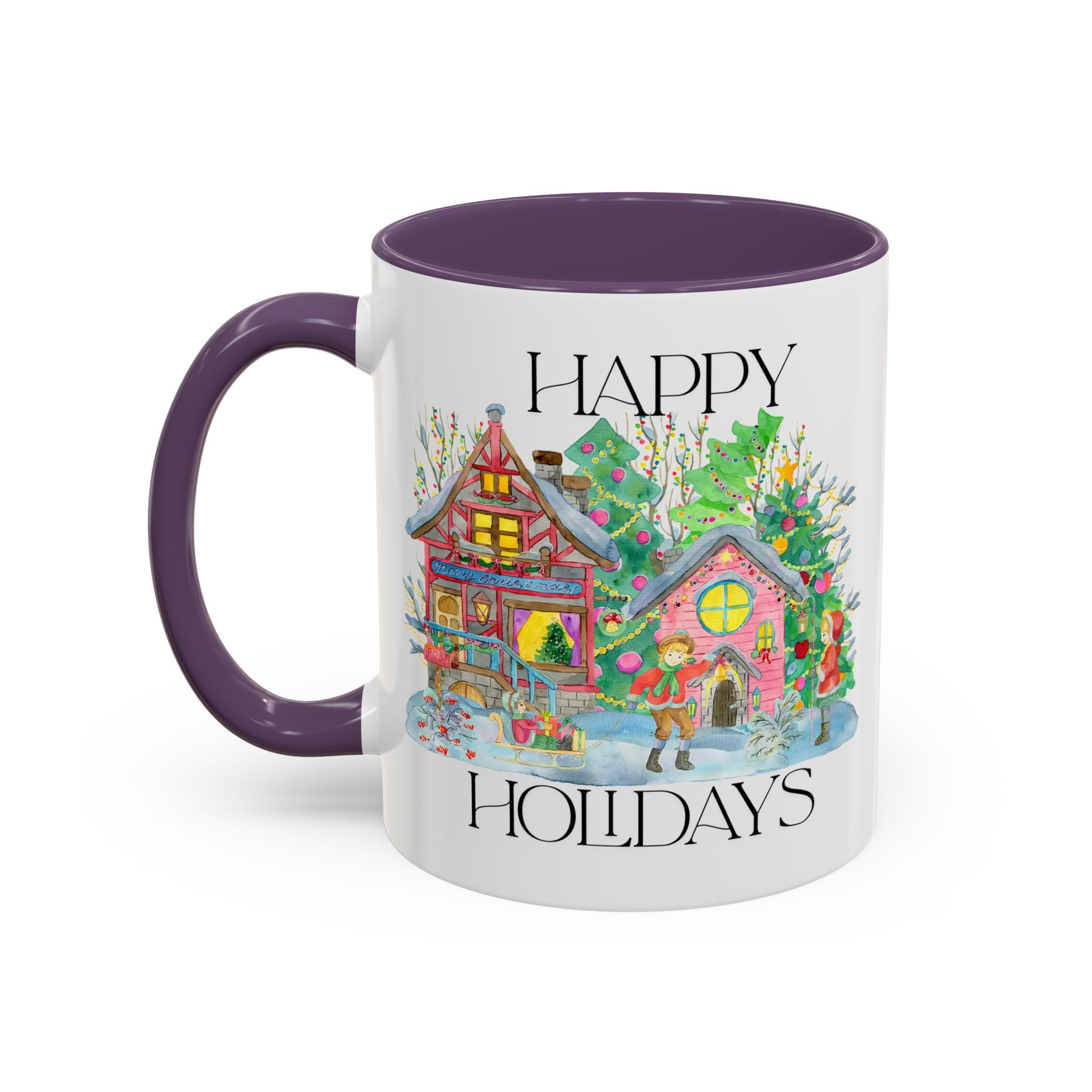 Festive Holiday Coffee Mug - Perfect Gift for Christmas, Winter Decor, Cozy Home Vibe, Holiday Gatherings, Cheerful Sips