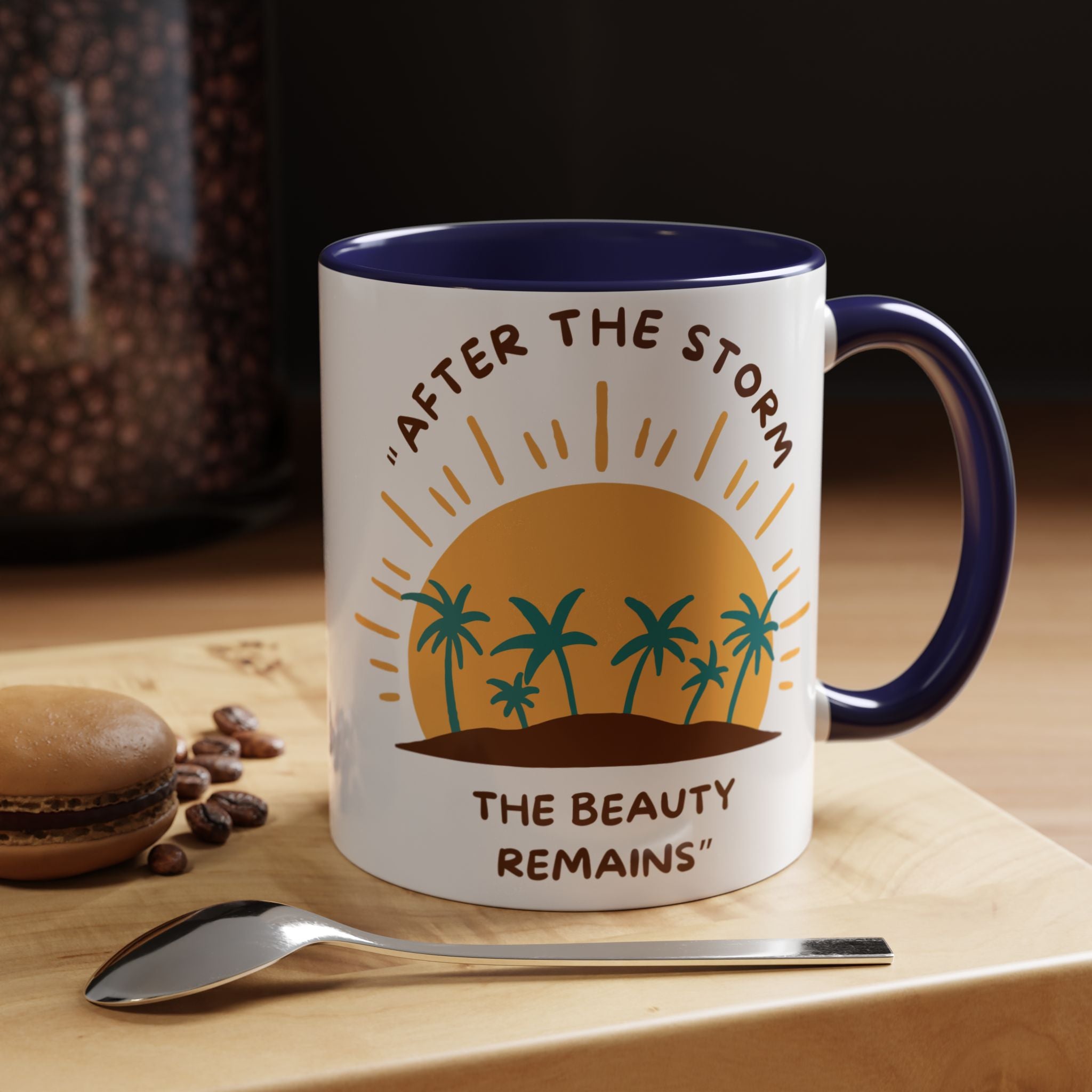 Inspirational Coffee Mug, Coffee Lover Gift, Motivational Ceramic Mug, Beach Decor, Tropical Kitchen Accessories, Home Office Mug, [...]