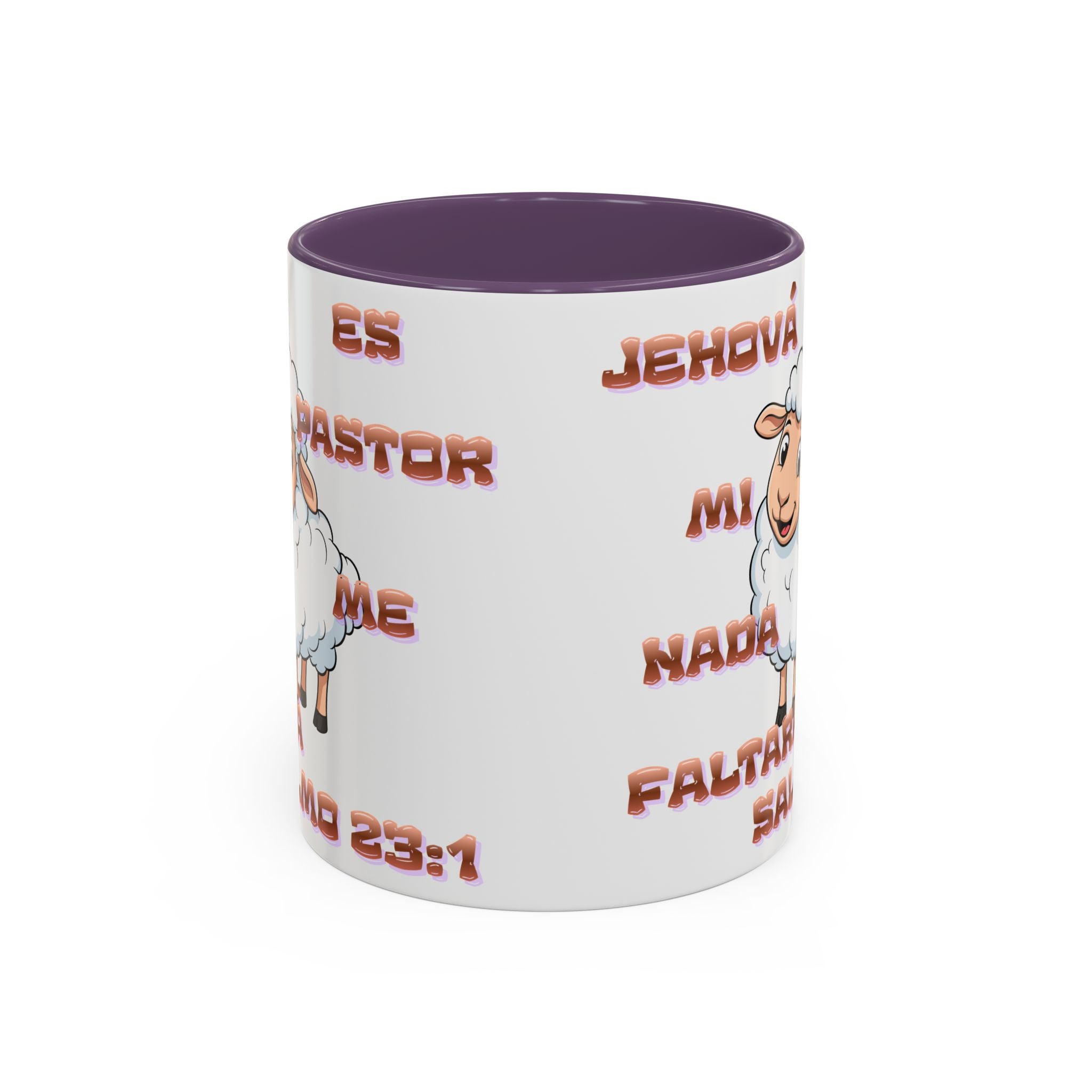 Jehová Es Mi Pastor Coffee Mug — Salmo 23:1 Spanish Christian Accent Mug