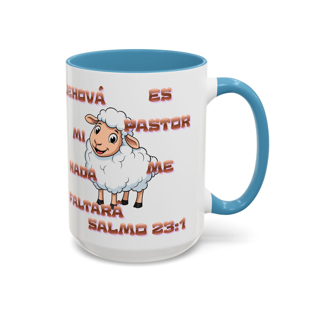 Jehová Es Mi Pastor Coffee Mug — Salmo 23:1 Spanish Christian Accent Mug
