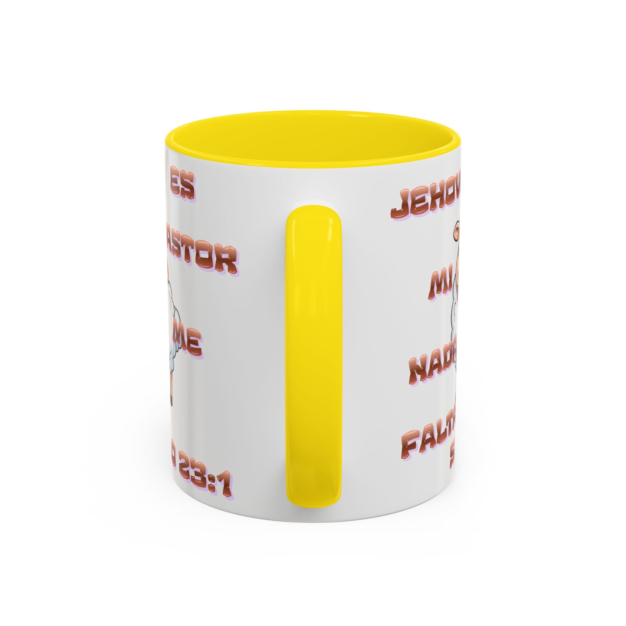 Jehová Es Mi Pastor Coffee Mug — Salmo 23:1 Spanish Christian Accent Mug