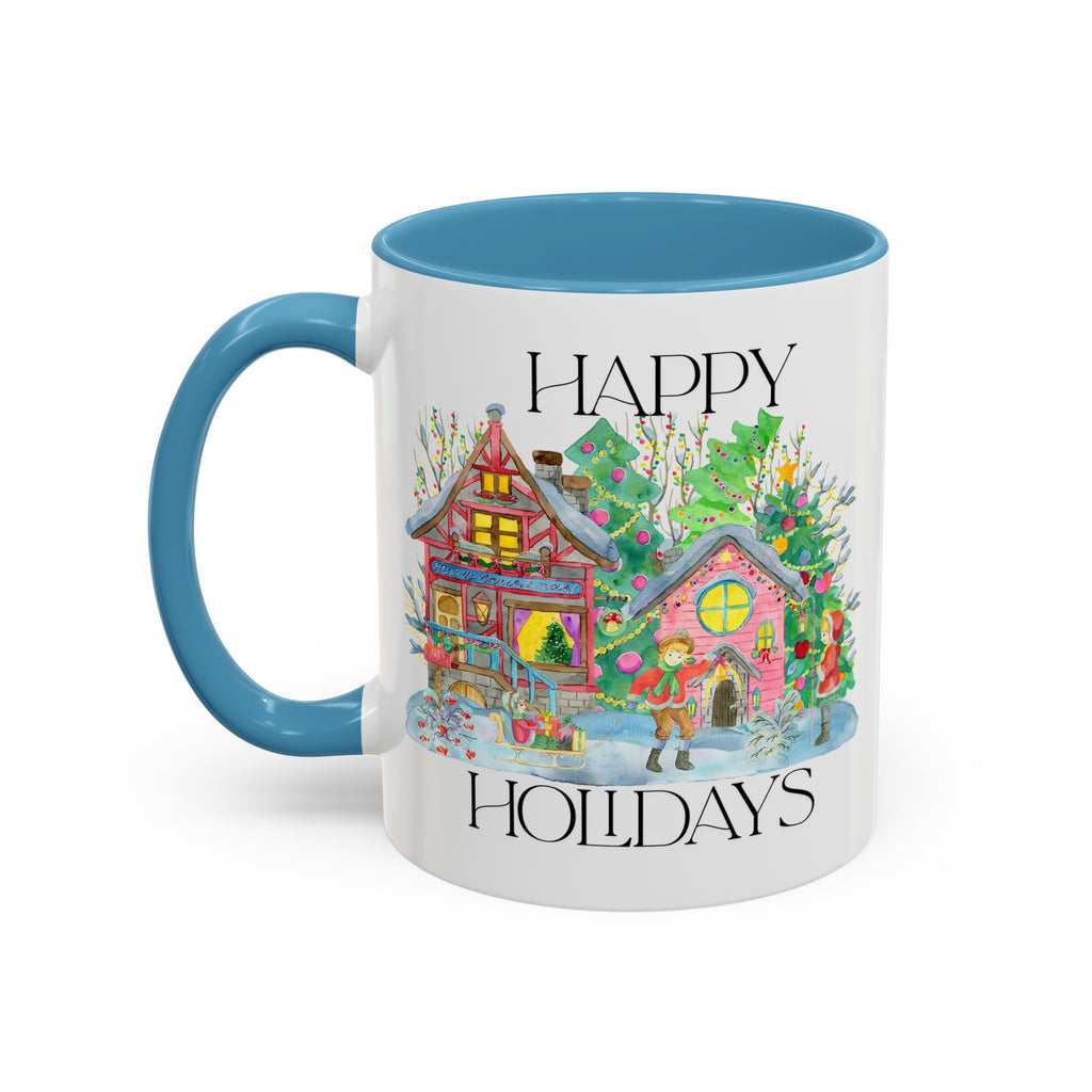Festive Holiday Coffee Mug - Perfect Gift for Christmas, Winter Decor, Cozy Home Vibe, Holiday Gatherings, Cheerful Sips