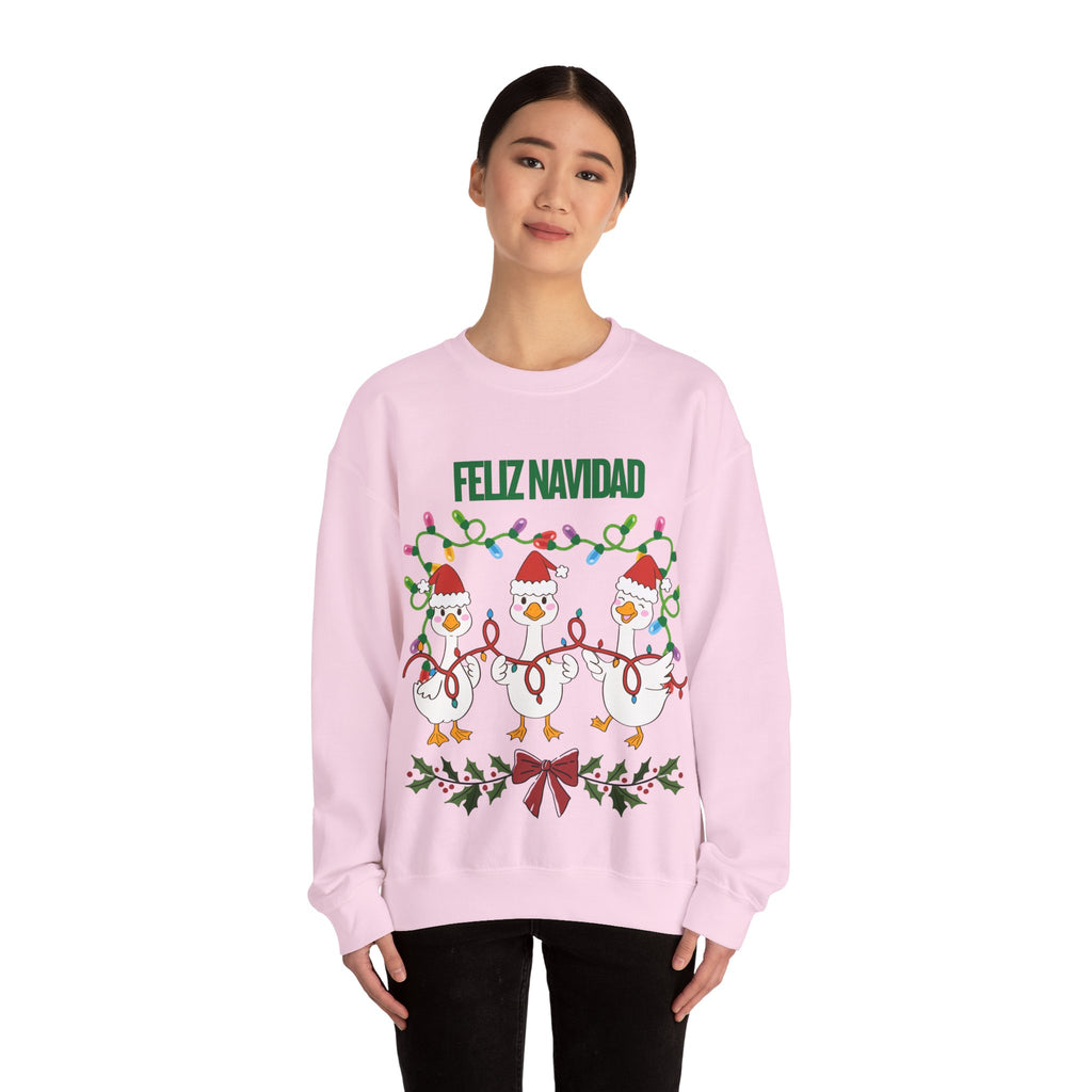 Festive Holiday Sweatshirt - Merry Christmas Crewneck, Cozy Winter Apparel, Ugly Sweater Alternative, Gift Idea for Her and Him
