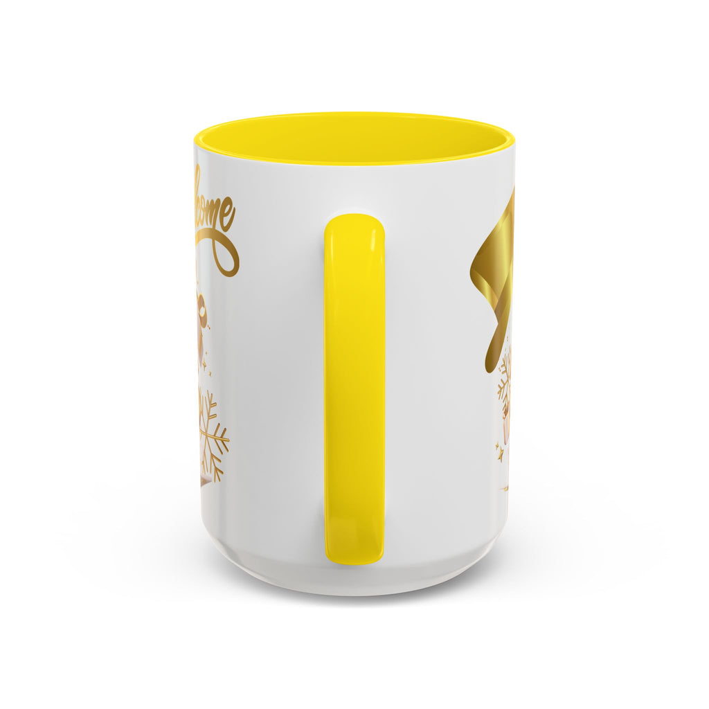 2026 New Year Coffee Mug — "Welcome 2026" Gold Celebration Accent Mug