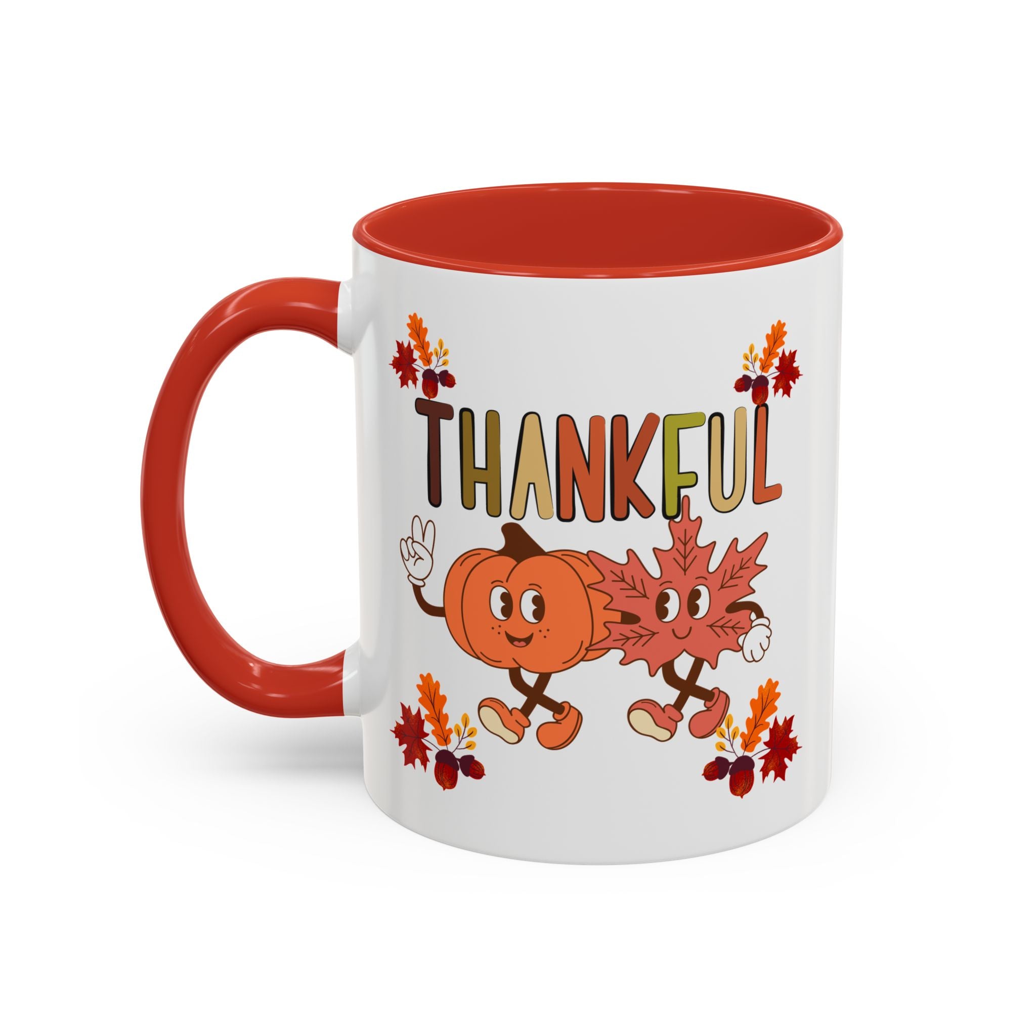 Gratitude Coffee Mug, Thankful Autumn Ceramic Cup, Thanksgiving Gift, Seasonal Drinkware, Fall Decor