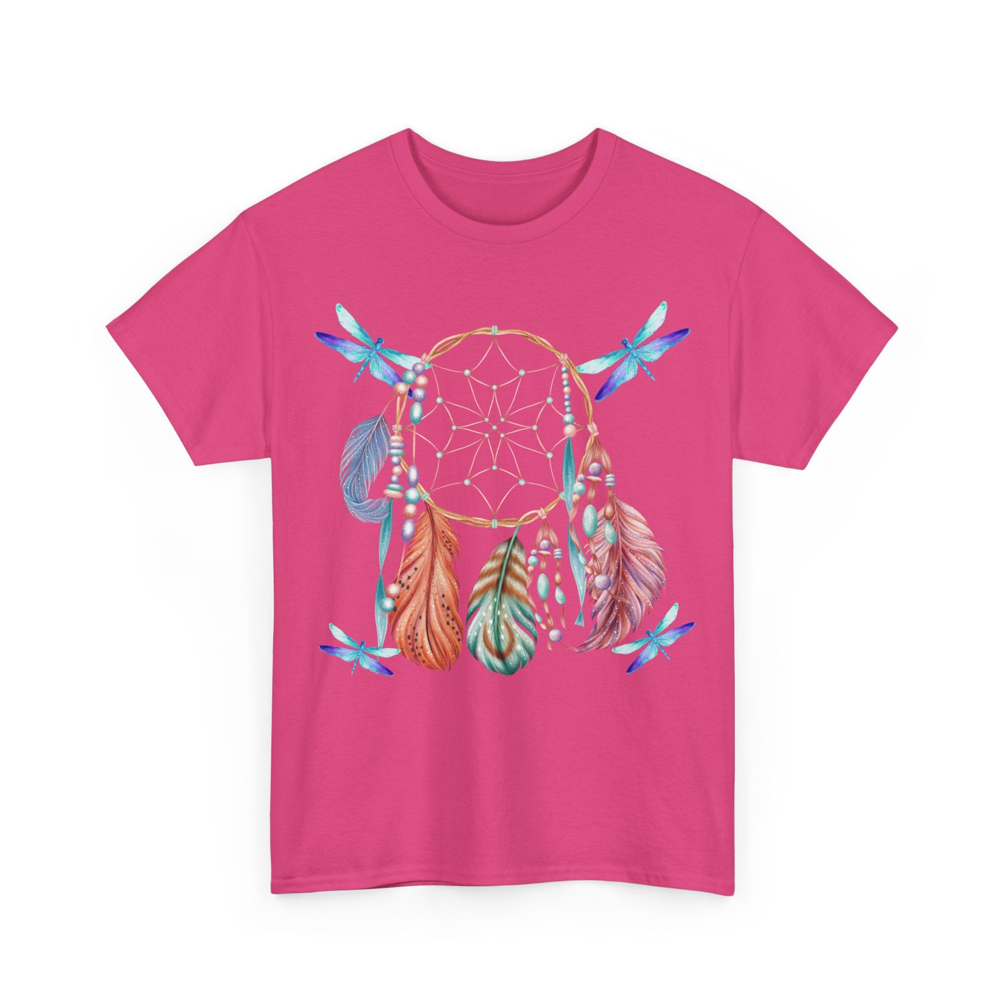 Dreamcatcher Feather T-Shirt — Boho Tribal Feather Graphic Tee