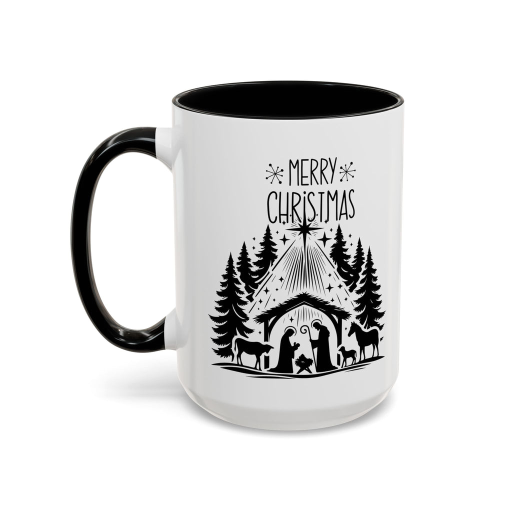 Cozy Holiday Coffee Mug, Winter Beverage Cup for Christmas, Gift for Nature Lovers, Camping Mug, Rustic Home Decor, Festive Drinkware
