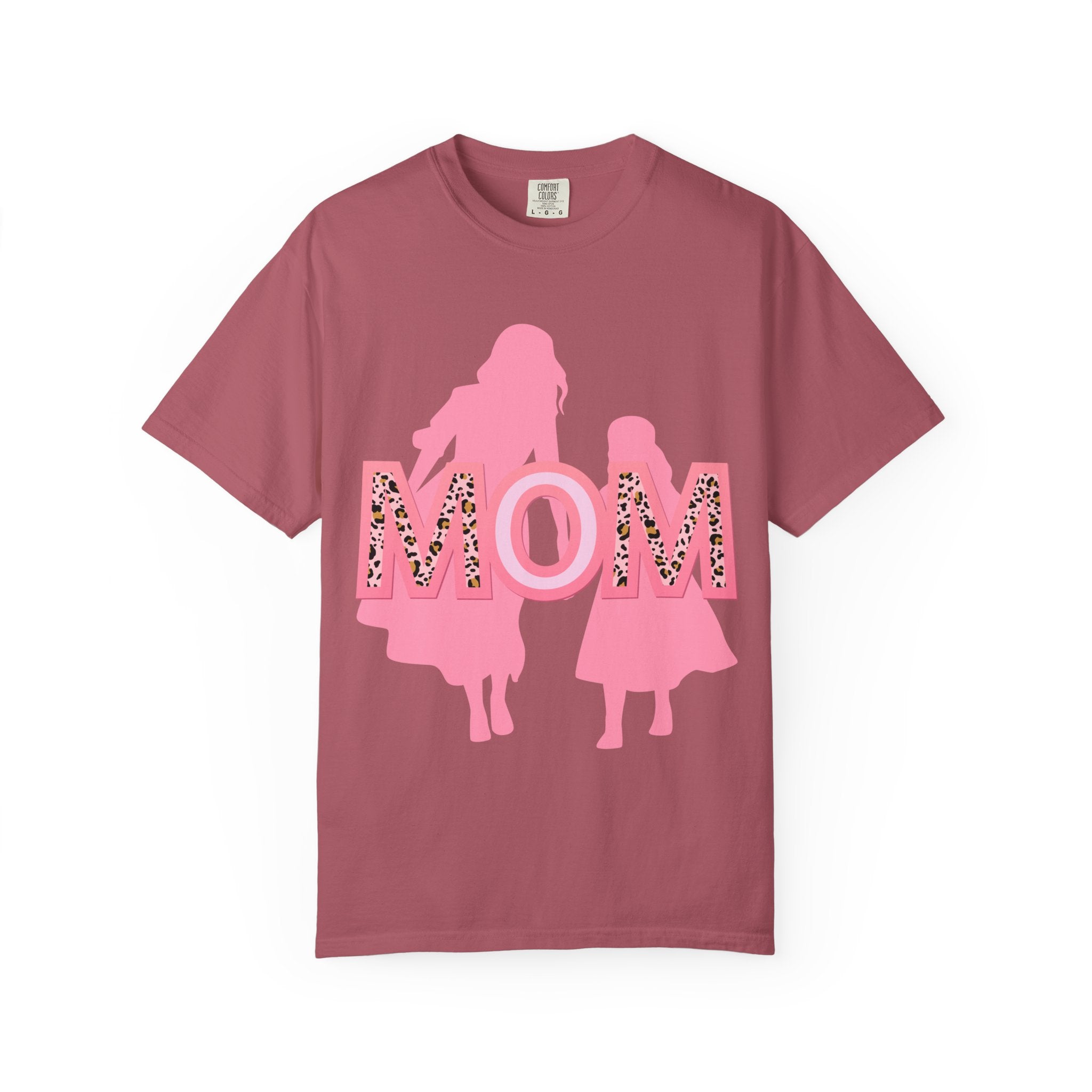 Mom & Me Garment-Dyed T-shirt, Cute Matching Tees, Mother's Day Gift, Family Outing Shirt, Mommy Daughter Outfit, Trendy Casual Wear