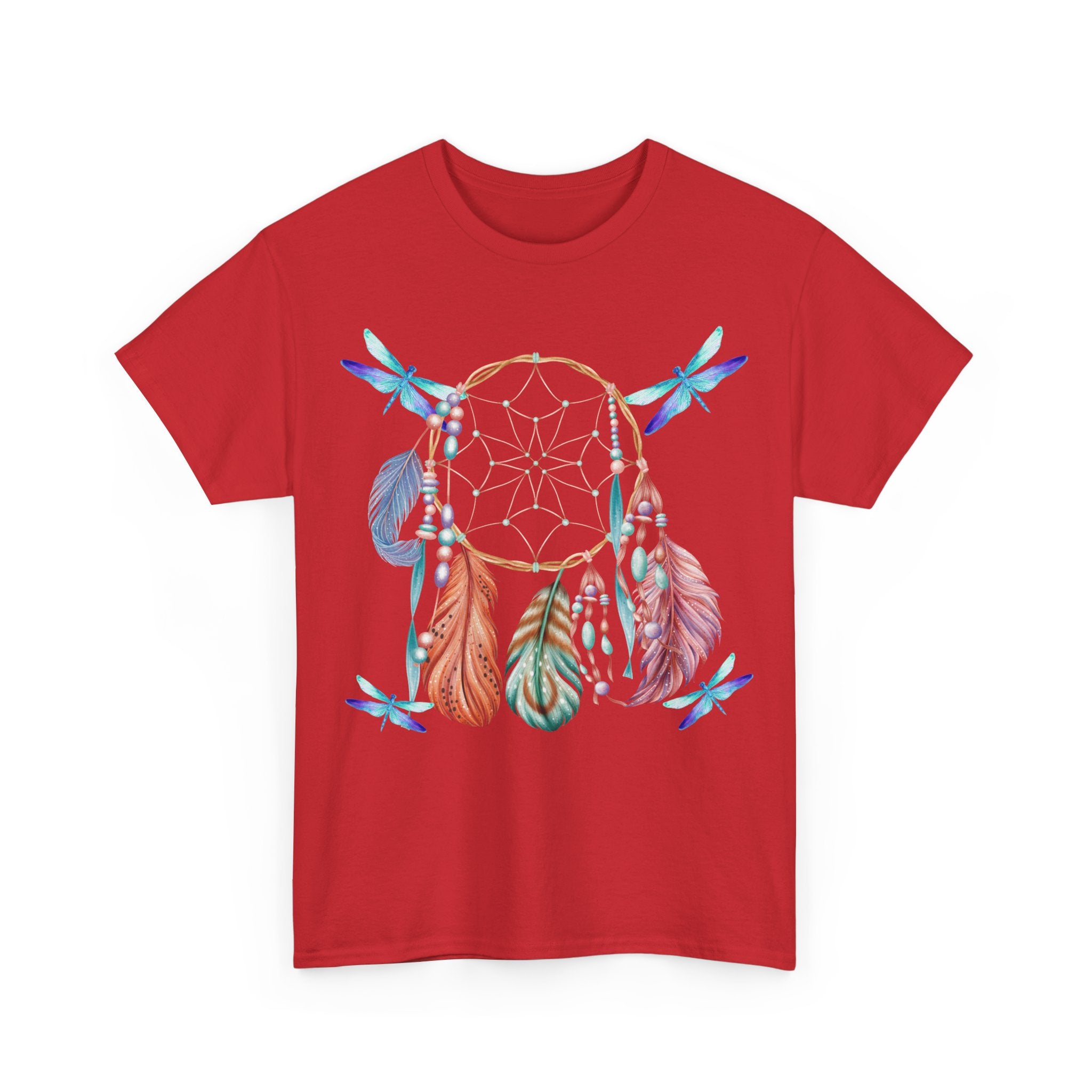 Dreamcatcher Feather T-Shirt — Boho Tribal Feather Graphic Tee