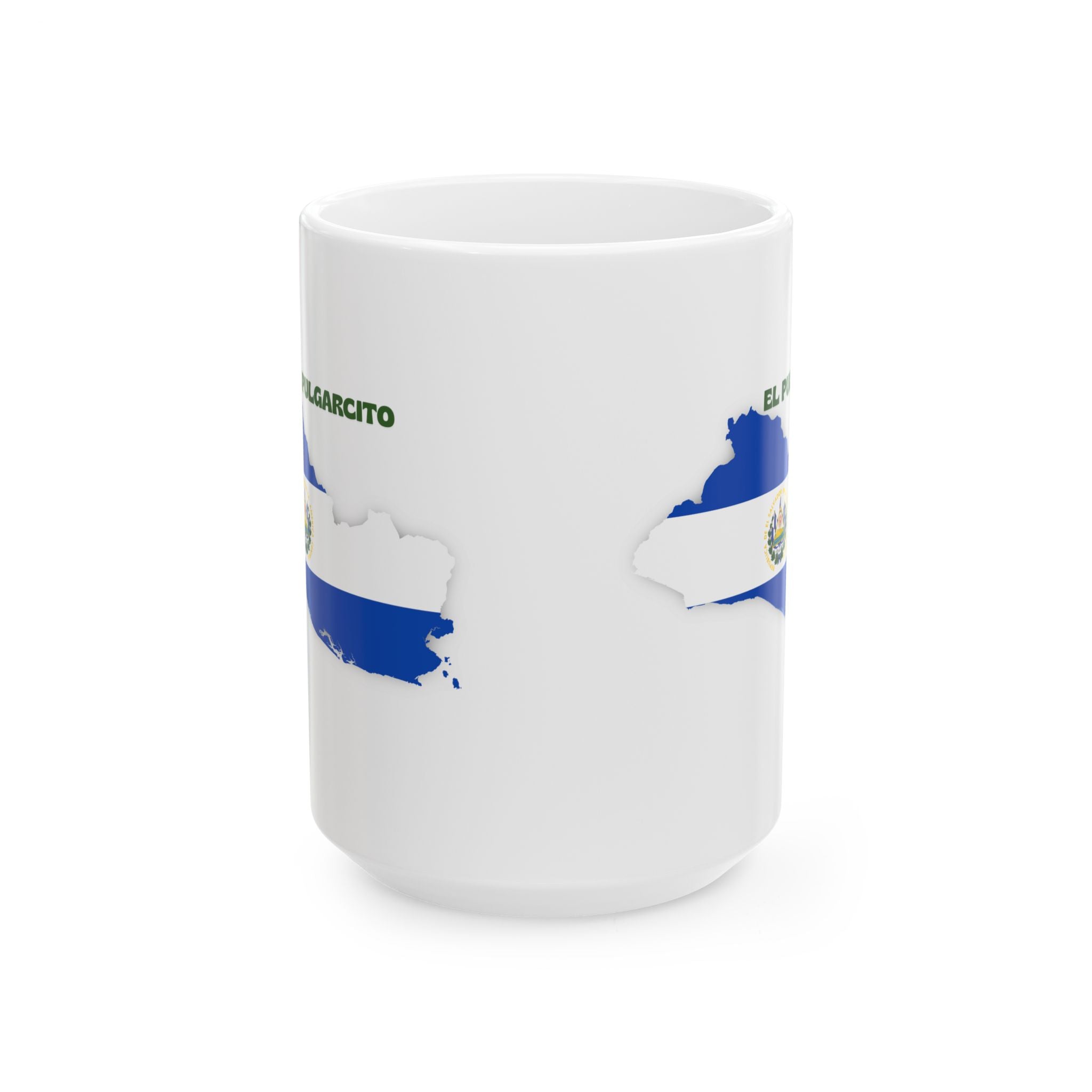 El Salvador Map Flag Ceramic Mug — Salvadoreno Pride 11oz/15oz