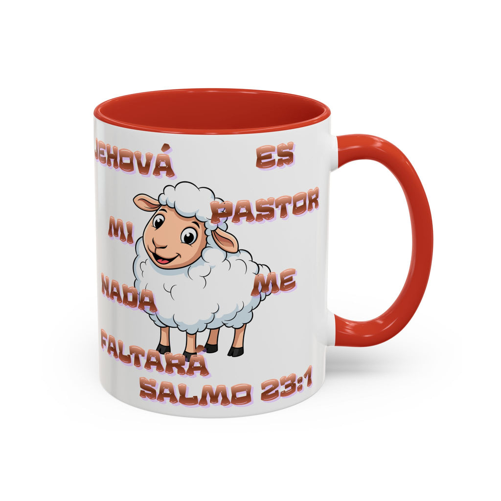 Jehová Es Mi Pastor Coffee Mug — Salmo 23:1 Spanish Christian Accent Mug