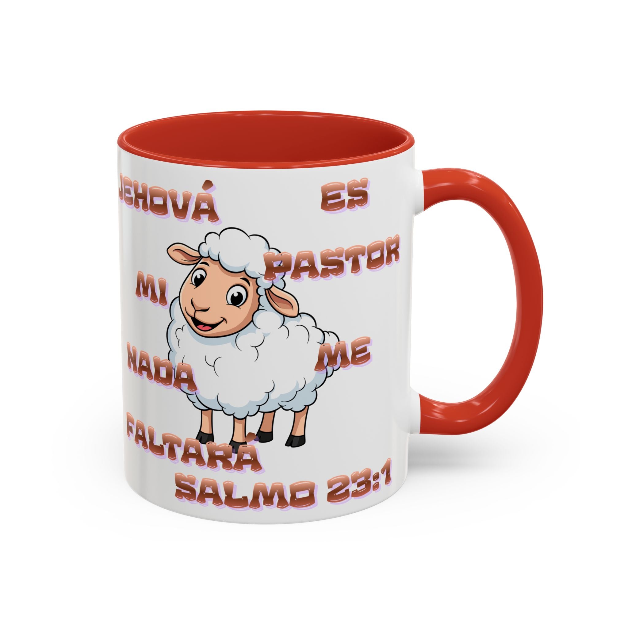 Jehová Es Mi Pastor Coffee Mug — Salmo 23:1 Spanish Christian Accent Mug