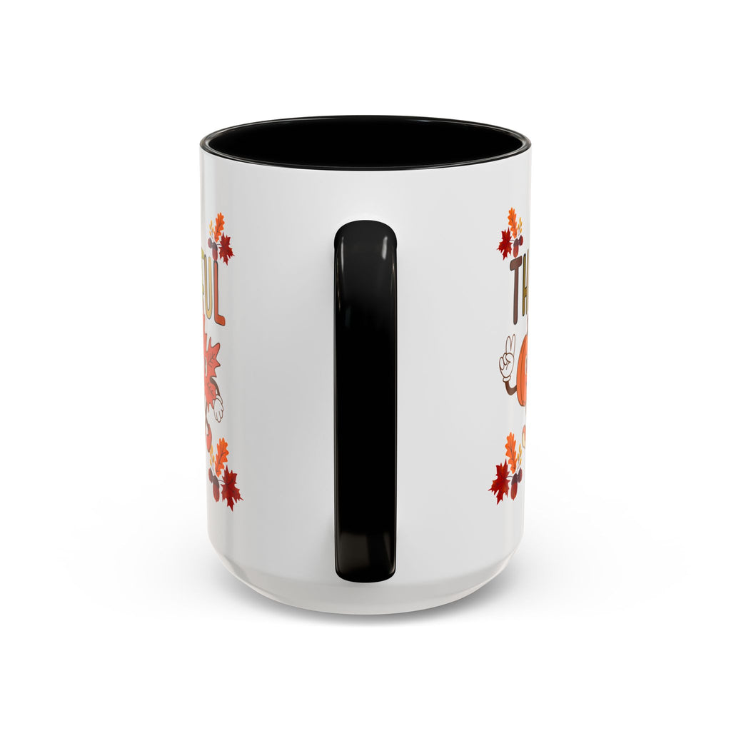 Gratitude Coffee Mug, Thankful Autumn Ceramic Cup, Thanksgiving Gift, Seasonal Drinkware, Fall Decor
