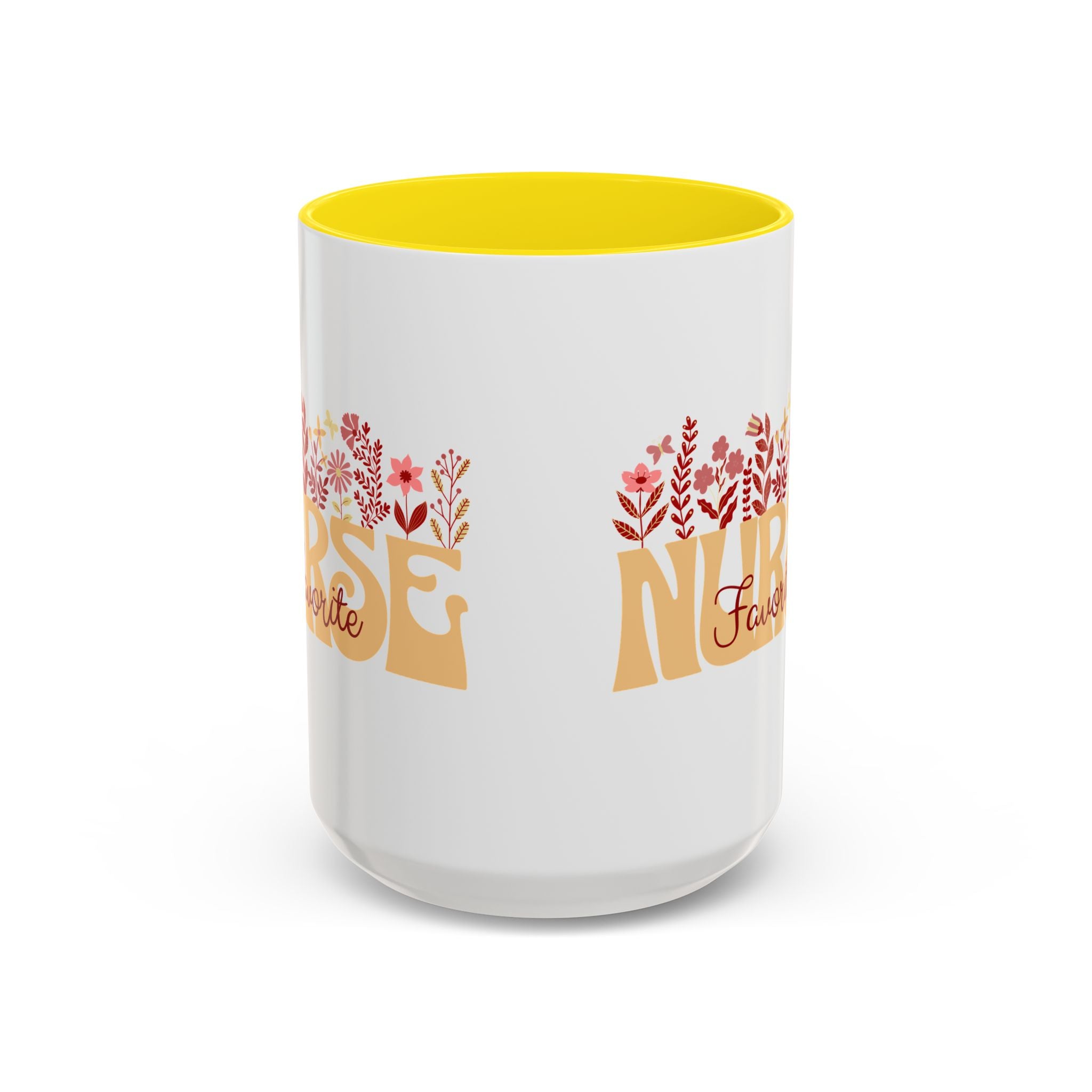 Nurse Favorite Coffee Mug | Floral Mug for Nurses | Gift for Nurse Appreciation Week, Nurses Day, Medical Professionals