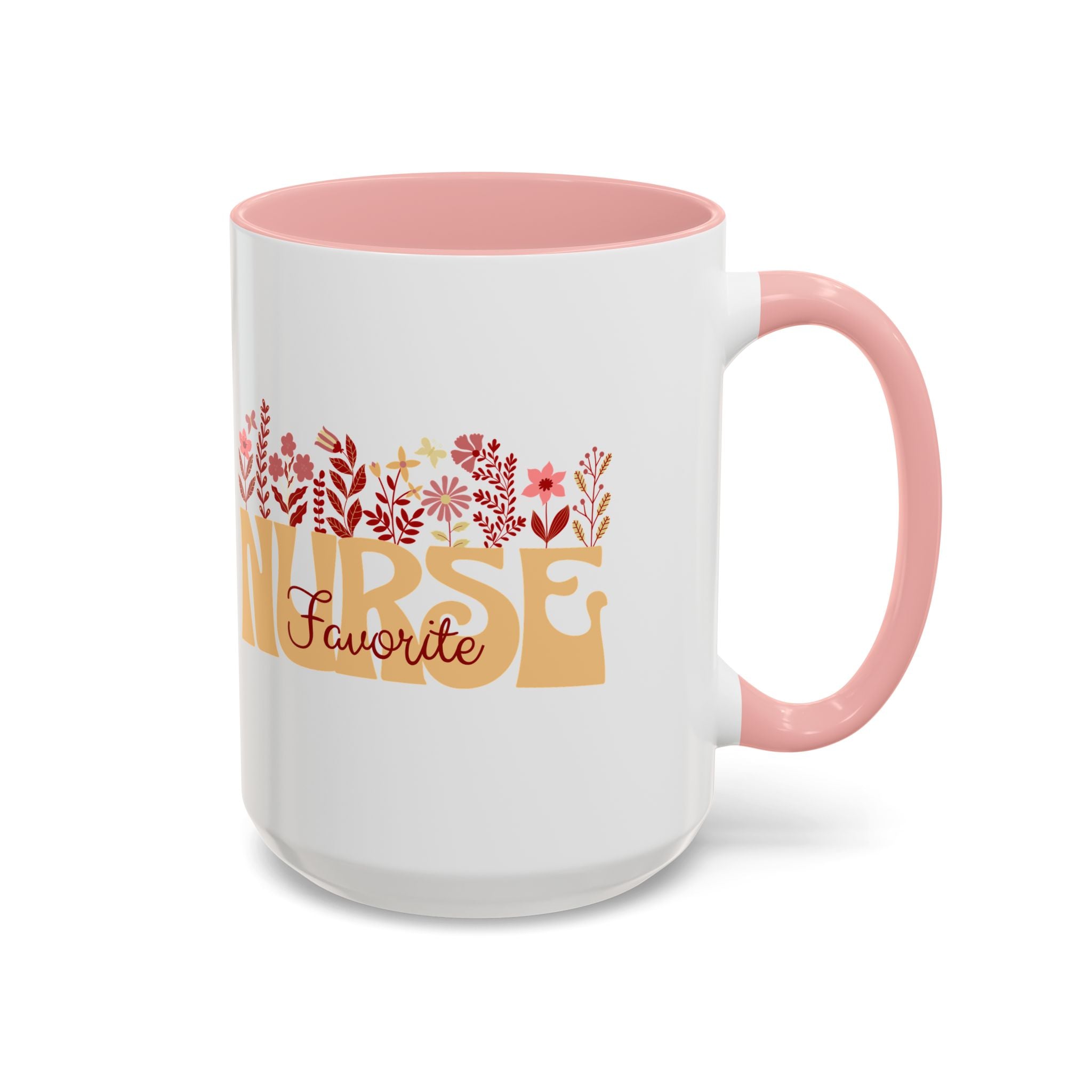 Nurse Favorite Coffee Mug | Floral Mug for Nurses | Gift for Nurse Appreciation Week, Nurses Day, Medical Professionals