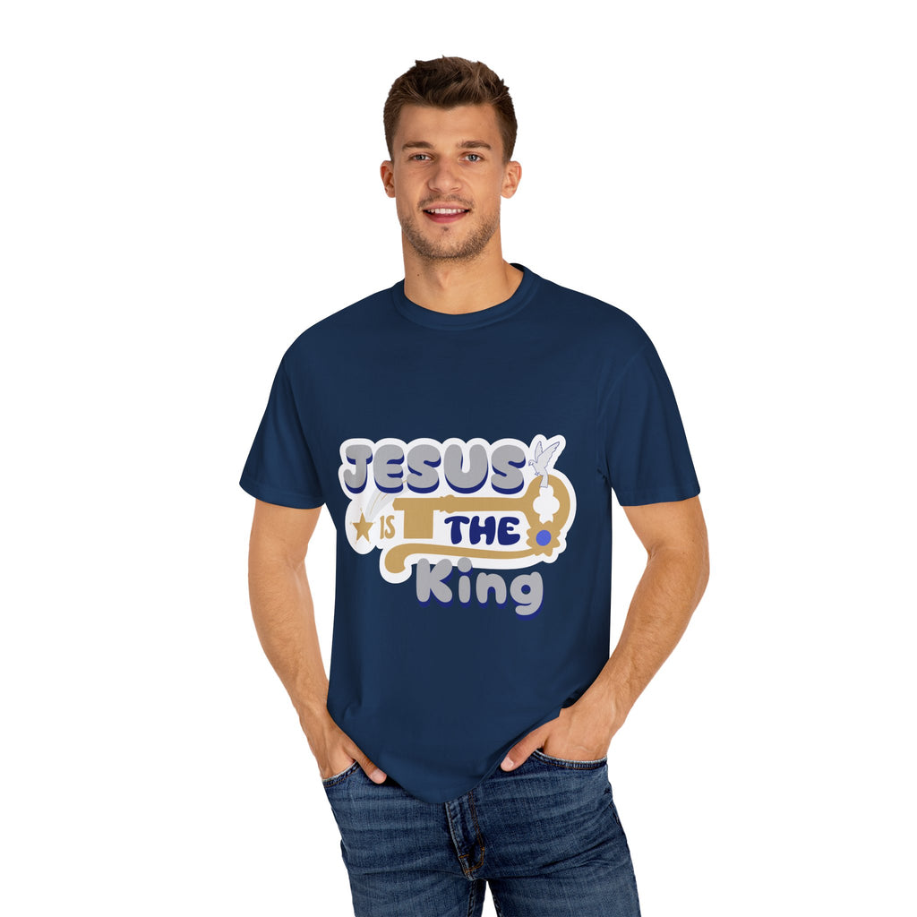 Jesus Is The King T-Shirt — Retro Christian Faith Tee