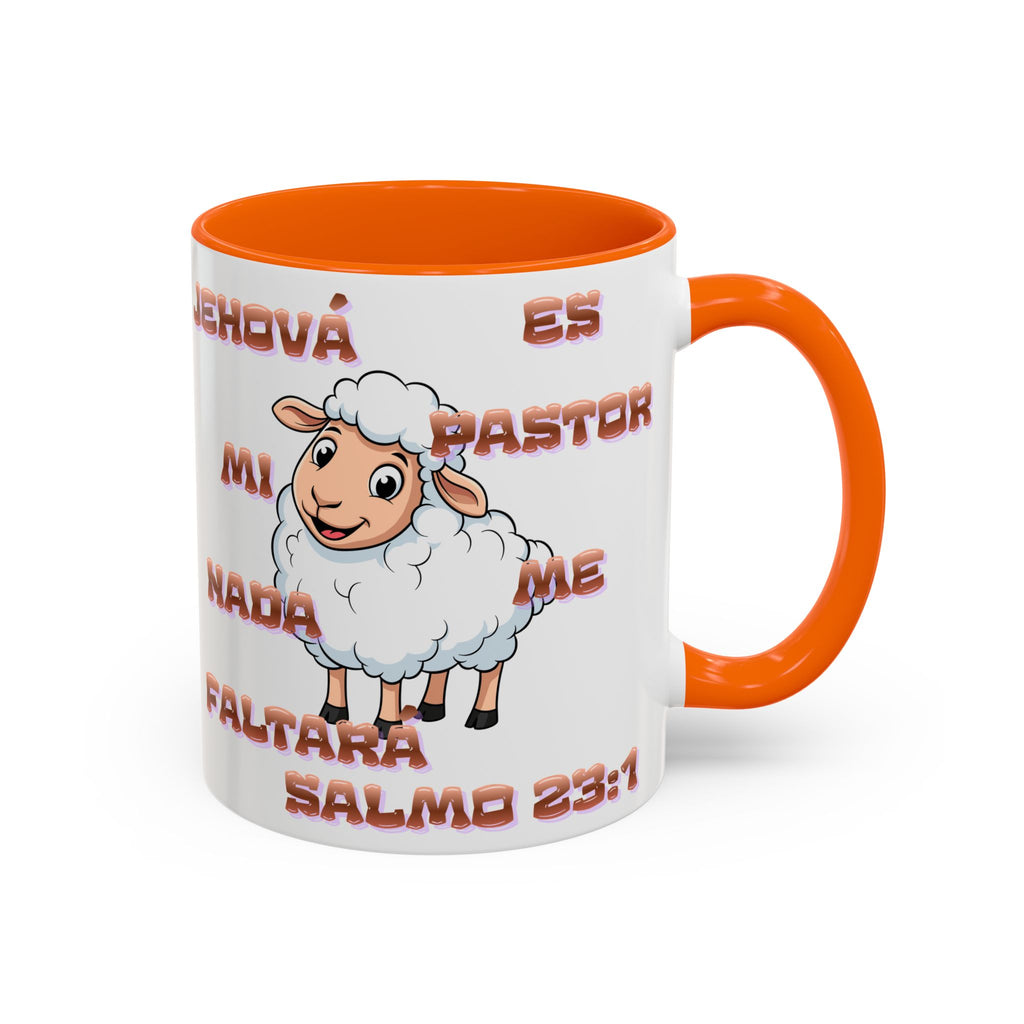 Jehová Es Mi Pastor Coffee Mug — Salmo 23:1 Spanish Christian Accent Mug