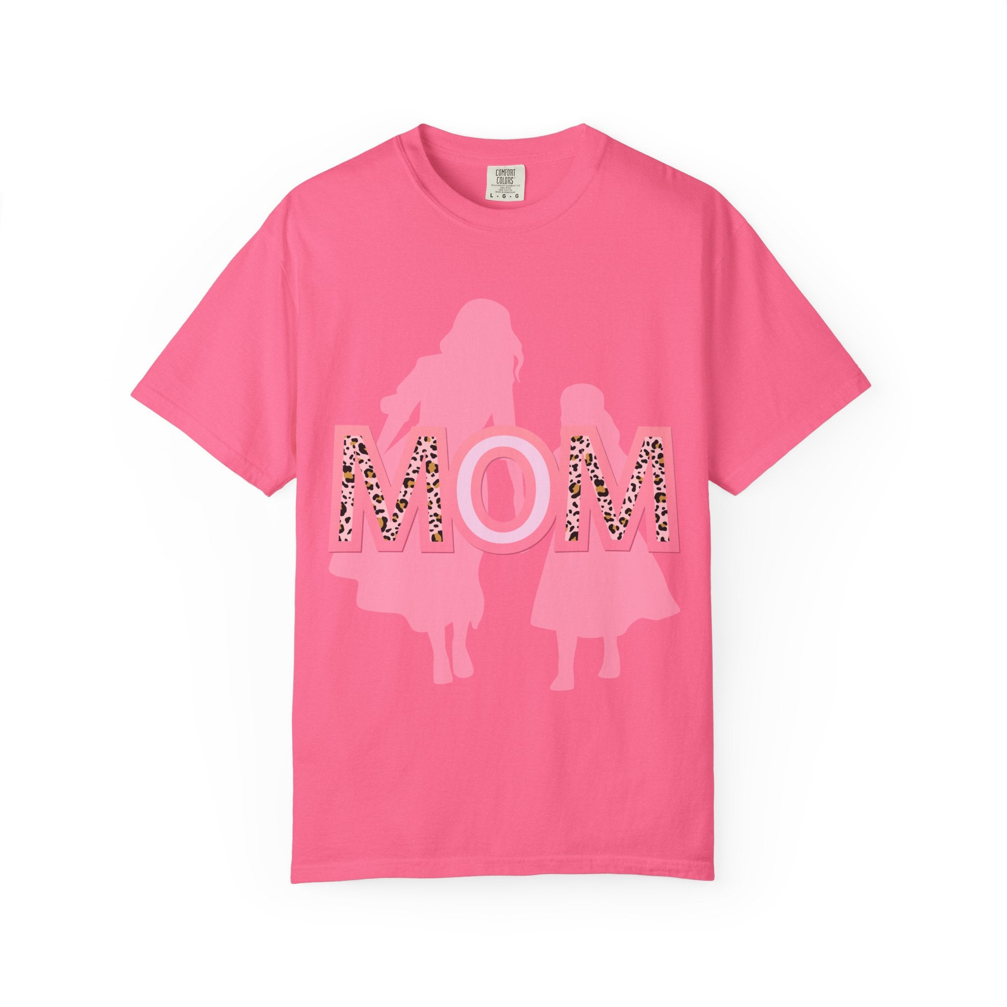 Mom & Me Garment-Dyed T-shirt, Cute Matching Tees, Mother's Day Gift, Family Outing Shirt, Mommy Daughter Outfit, Trendy Casual Wear