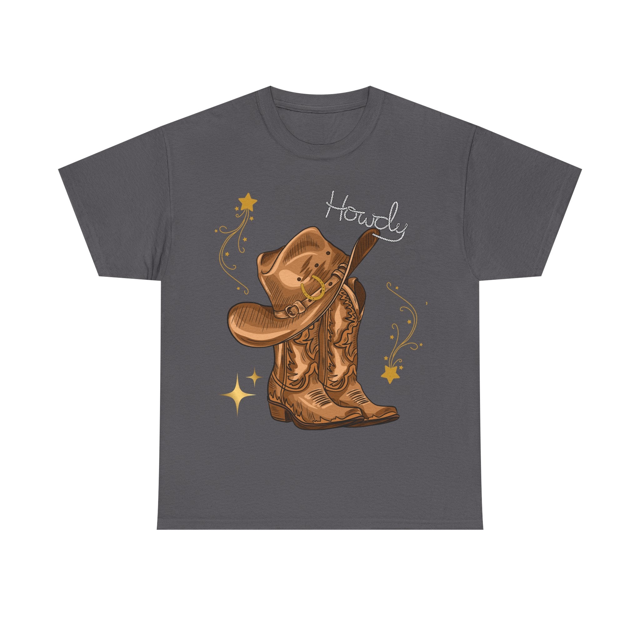 Howdy Cowboy Tee, Western Style Shirt, Unisex Cotton T-Shirt, Country Music Apparel, Rodeo Gift, Casual Everyday Wear