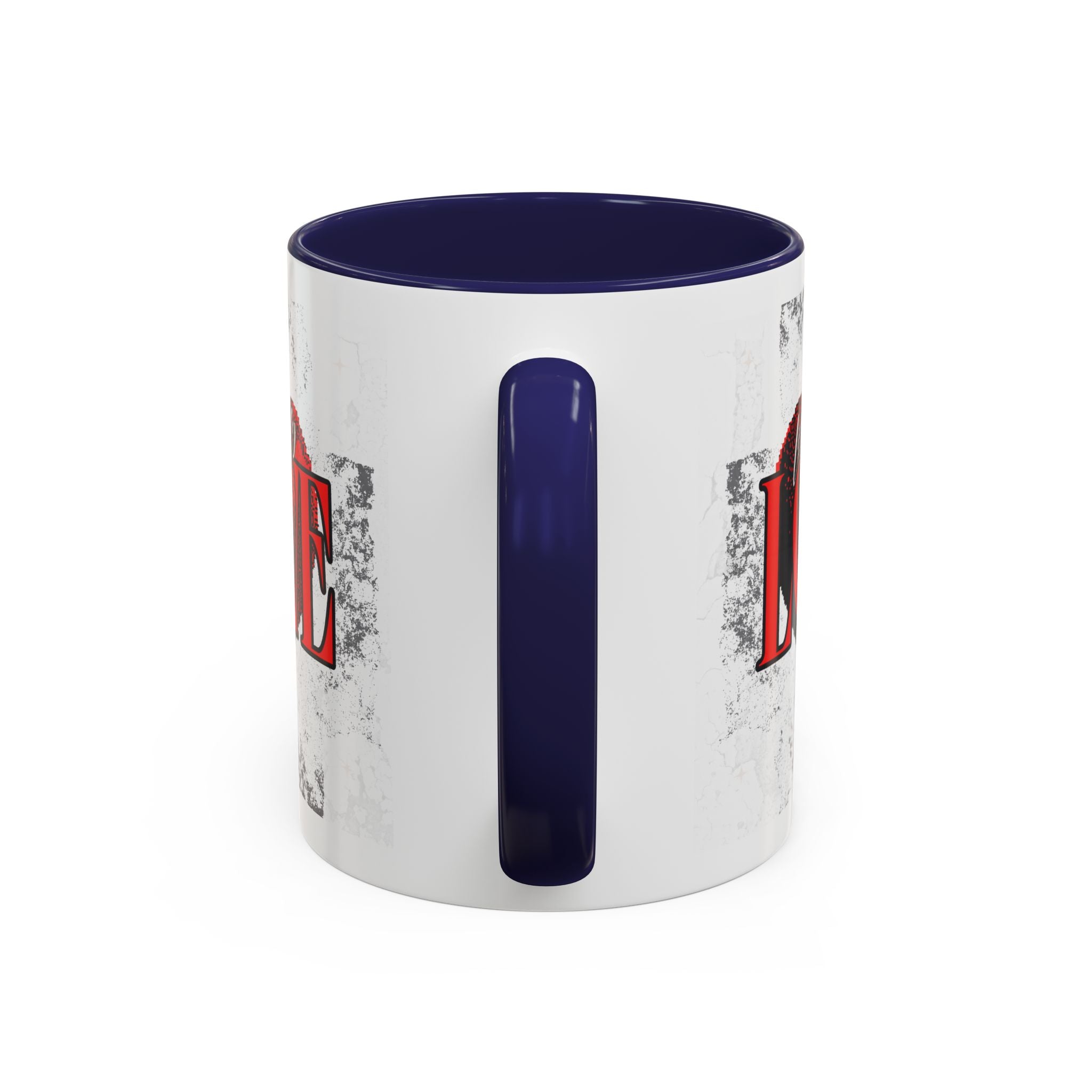 Love Accent Coffee Mug - Perfect Gift for Valentine's Day, Romantic Gift, Heart Mug, Coffee Lovers, Personalized Mug