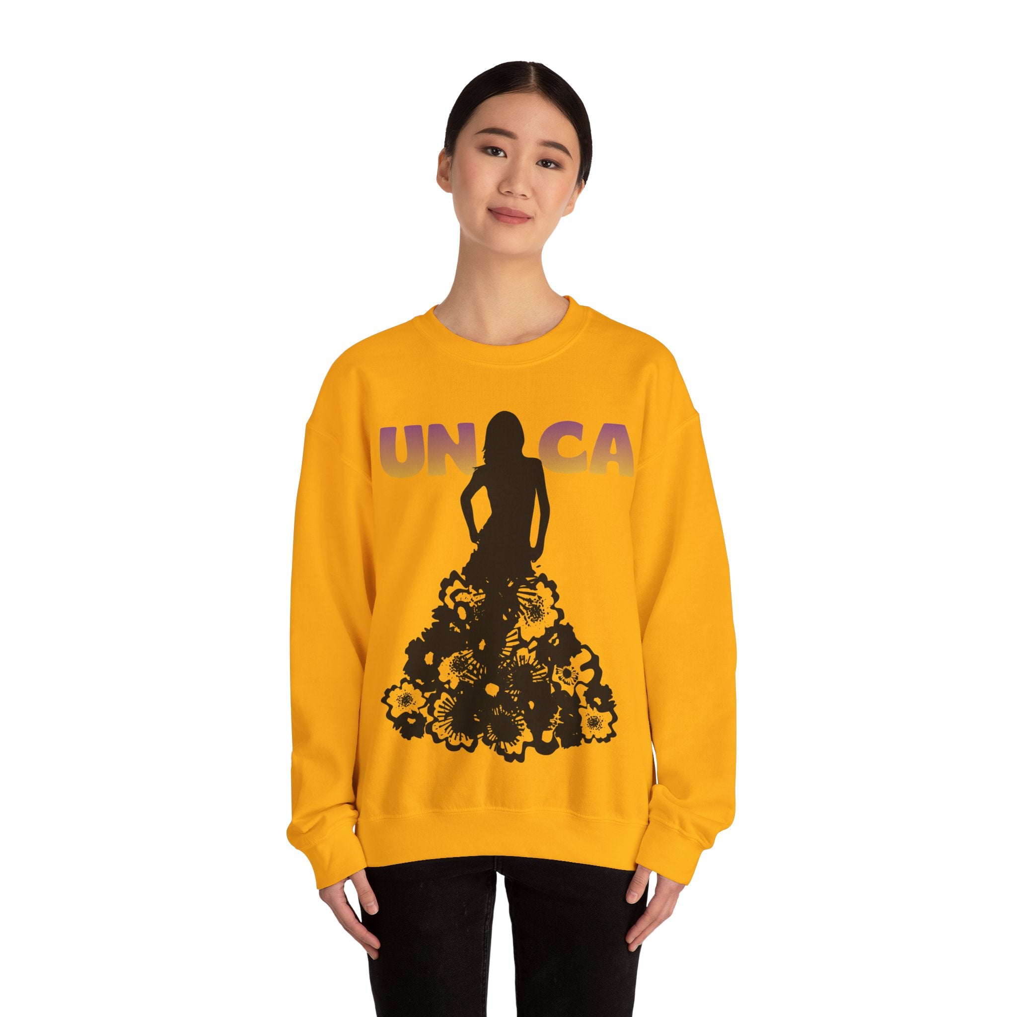 Unica Floral Silhouette Sweatshirt