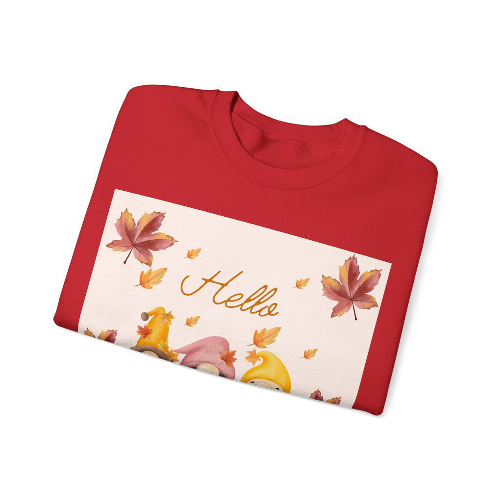 Hello Sunshine Fall Crewneck Sweatshirt, Cozy Autumn Apparel, Unisex Sweatshirt, Perfect for Thanksgiving, Gift for Nature Lovers