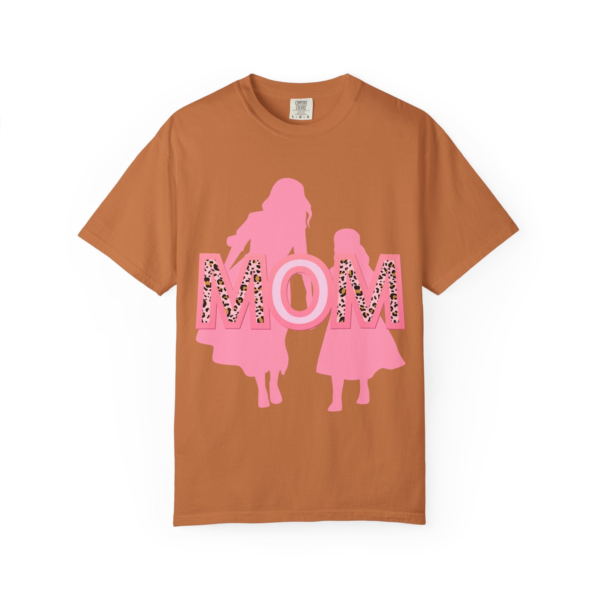 Mom & Me Garment-Dyed T-shirt, Cute Matching Tees, Mother's Day Gift, Family Outing Shirt, Mommy Daughter Outfit, Trendy Casual Wear