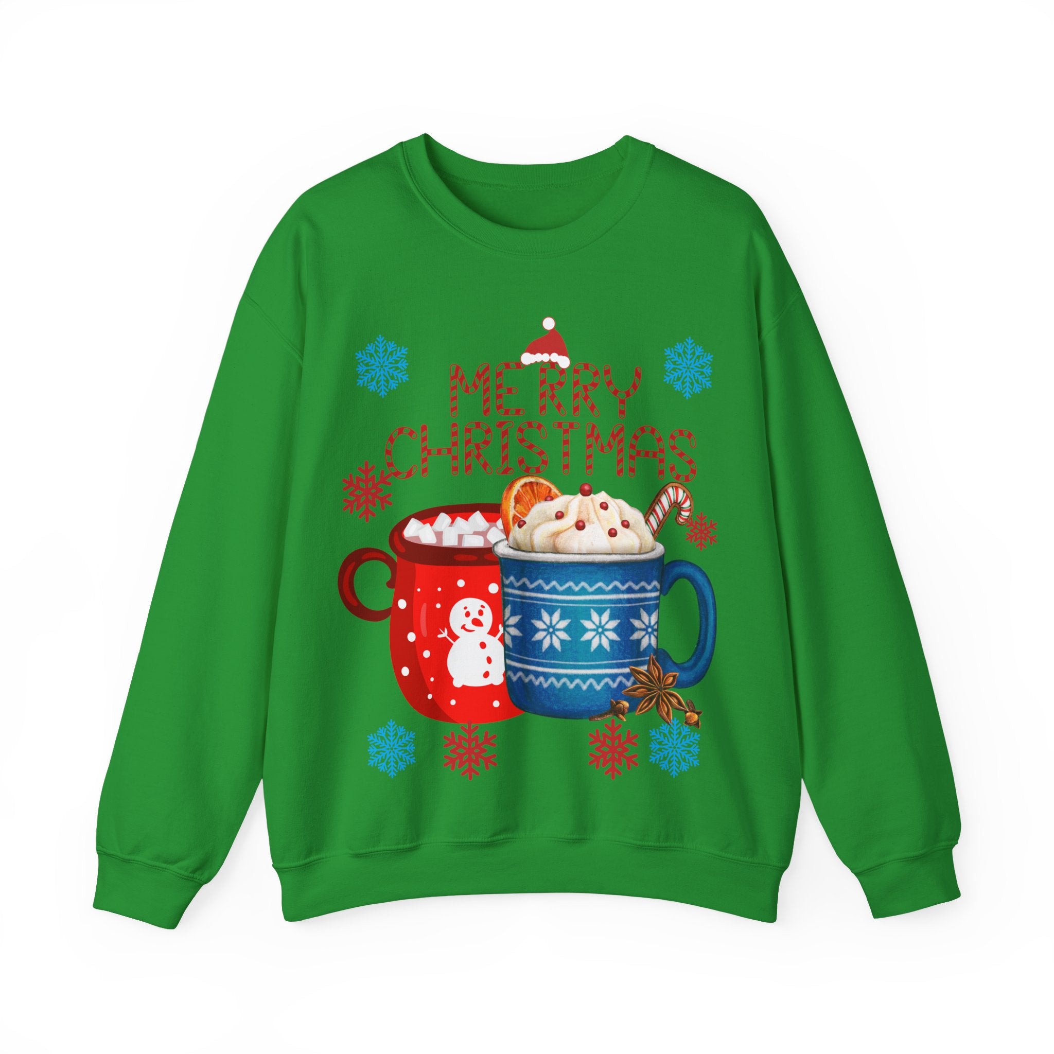Merry Christmas Hot Cocoa Crewneck Sweatshirt