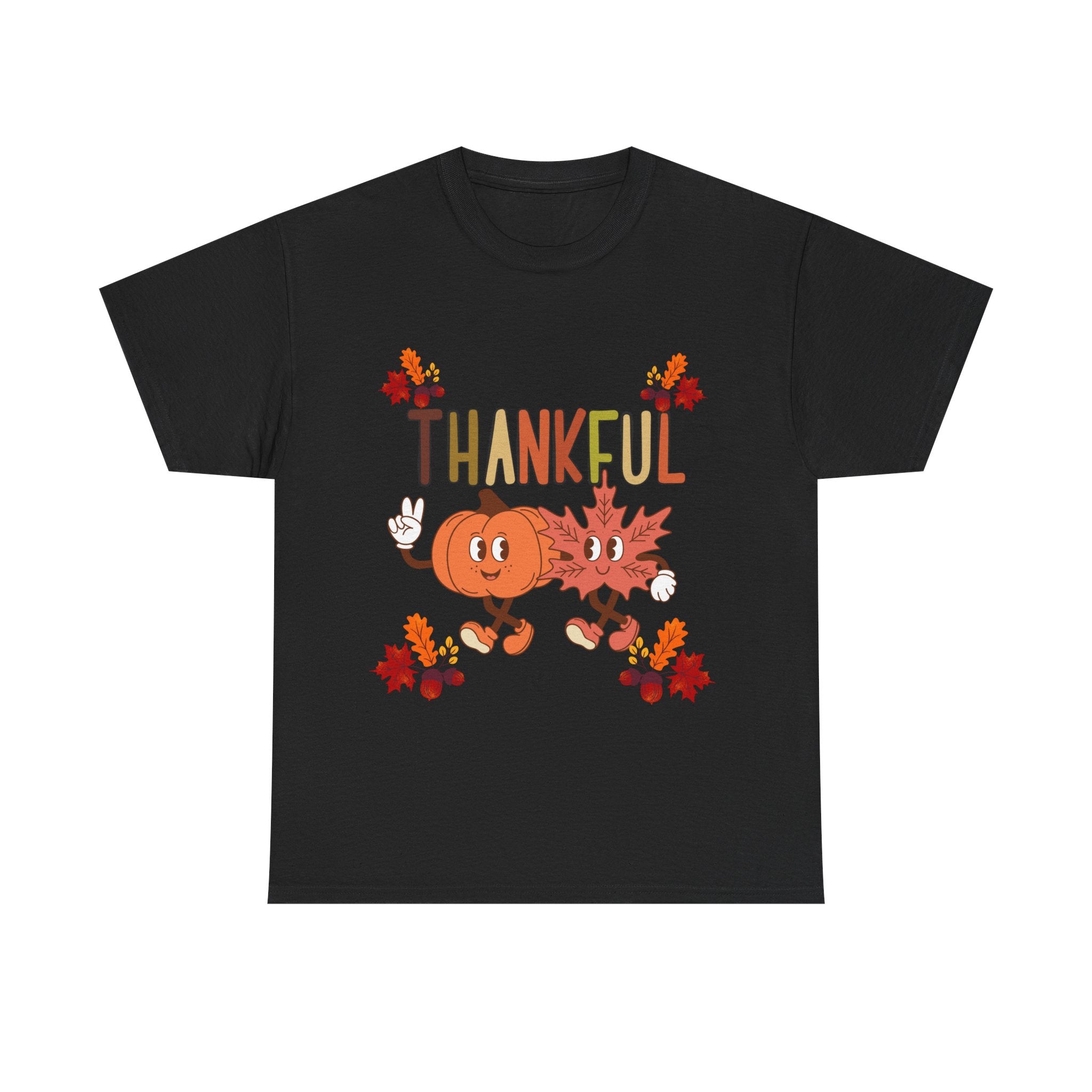 Thankful Fall Unisex Tee, Autumn Shirt, Thanksgiving Gift, Cute Graphic T-Shirt, Seasonal Wear, Holiday Apparel