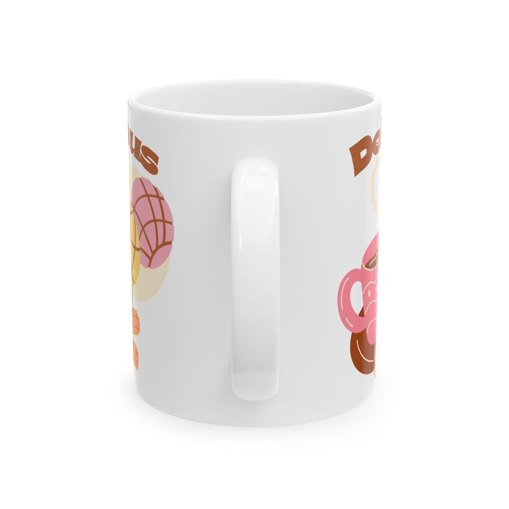 Delicious Donuts Ceramic Mug - Sweet Treats Coffee Cup