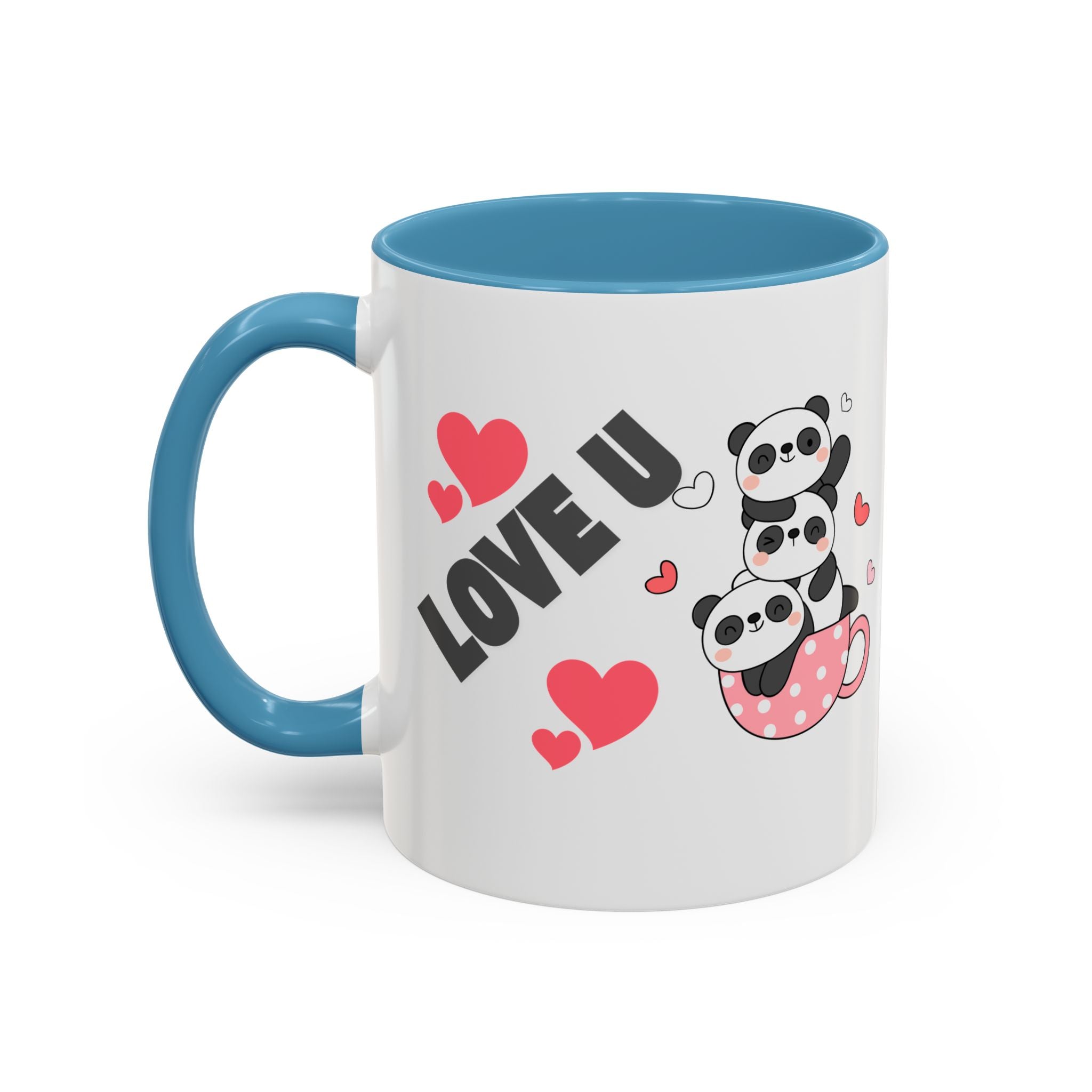 Adorable Panda Love Coffee Mug - Perfect Gift for Couples, Birthdays, Valentine's Day, Cute Kitchen Decor