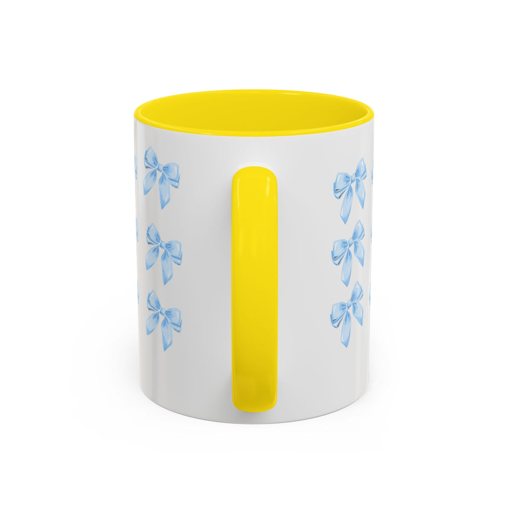 Blue Rose Accent Coffee Mug – Floral Bouquet Design (11/15 oz)