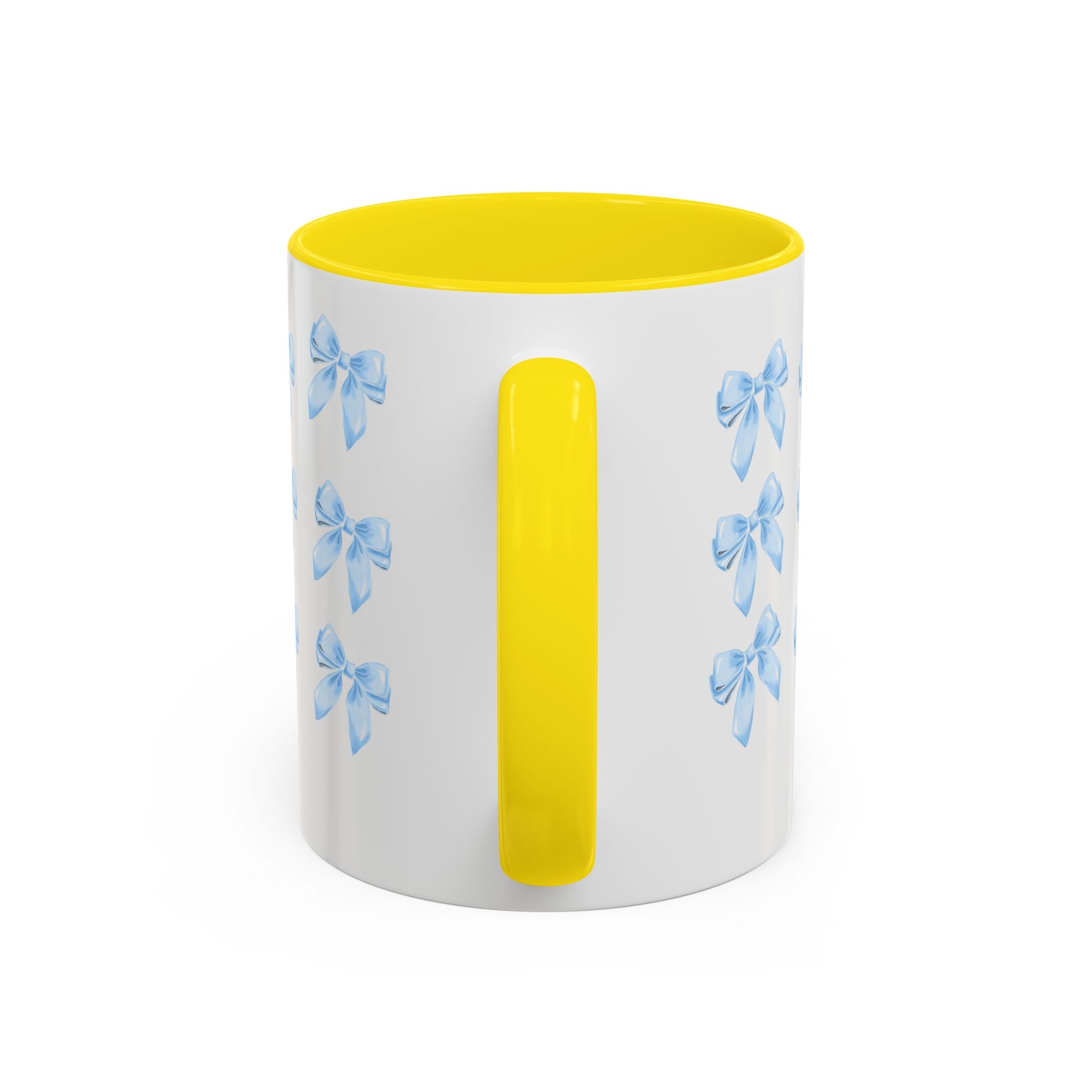 Blue Rose Accent Coffee Mug – Floral Bouquet Design (11/15 oz)