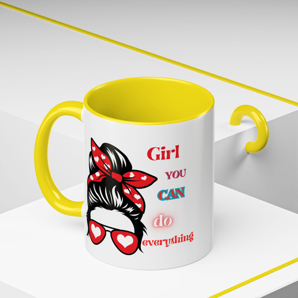 Empowering Vintage Coffee Mug, Inspirational Mug for Women, Gift for Her, Motivational Drinkware, 11oz and 15oz