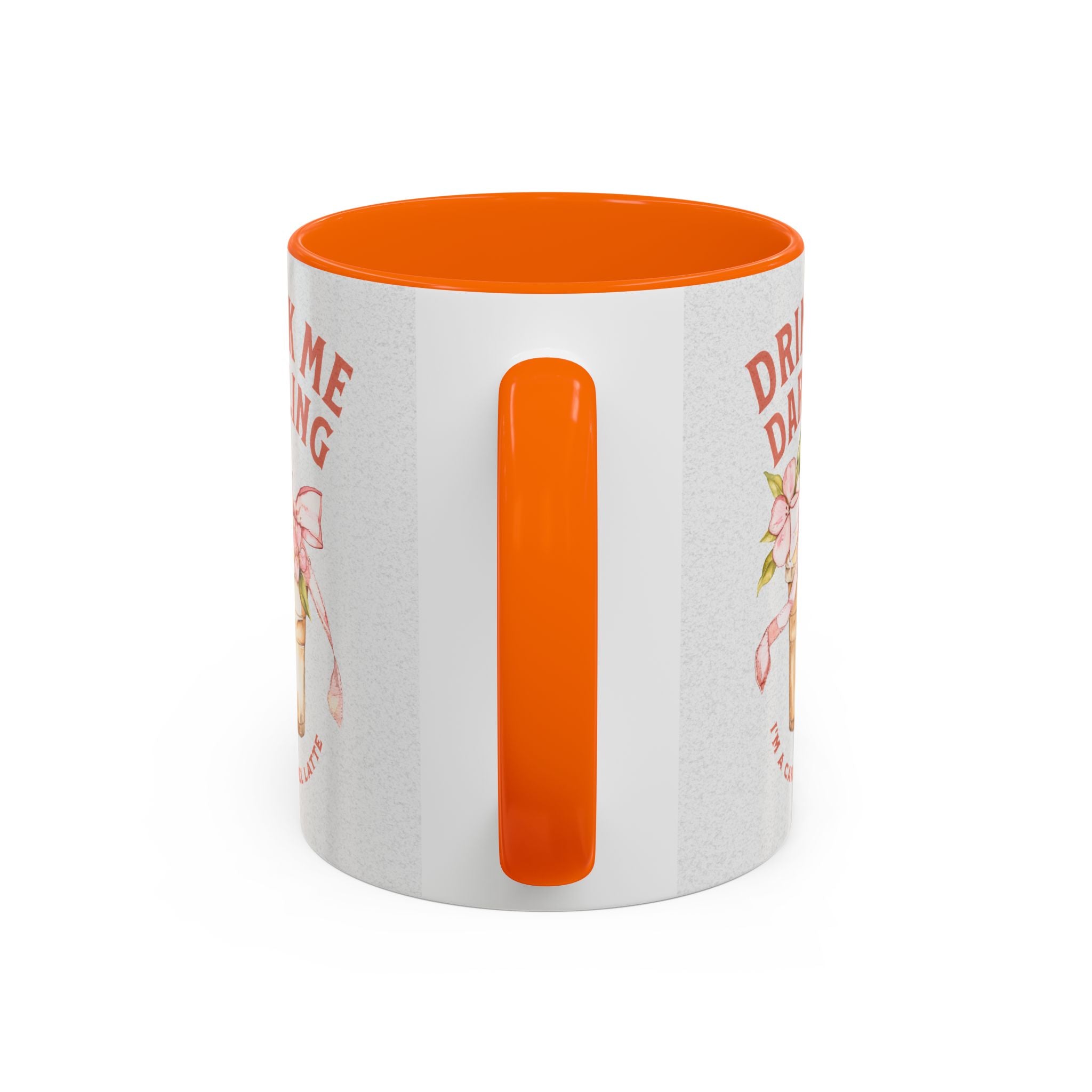 Darling Caramel Latte Coffee Mug - Fun Accent Design for Coffee Lovers