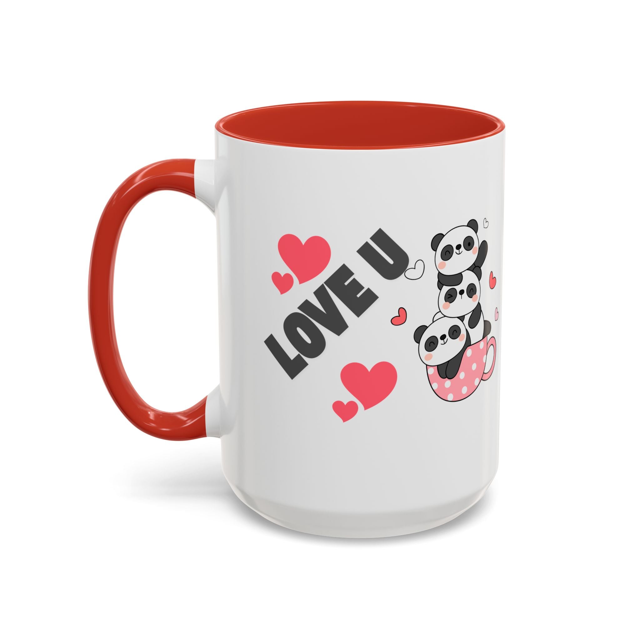 Adorable Panda Love Coffee Mug - Perfect Gift for Couples, Birthdays, Valentine's Day, Cute Kitchen Decor
