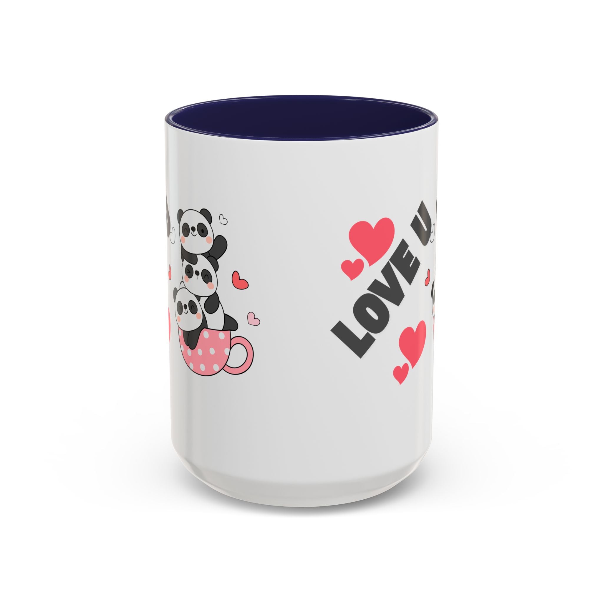 Adorable Panda Love Coffee Mug - Perfect Gift for Couples, Birthdays, Valentine's Day, Cute Kitchen Decor