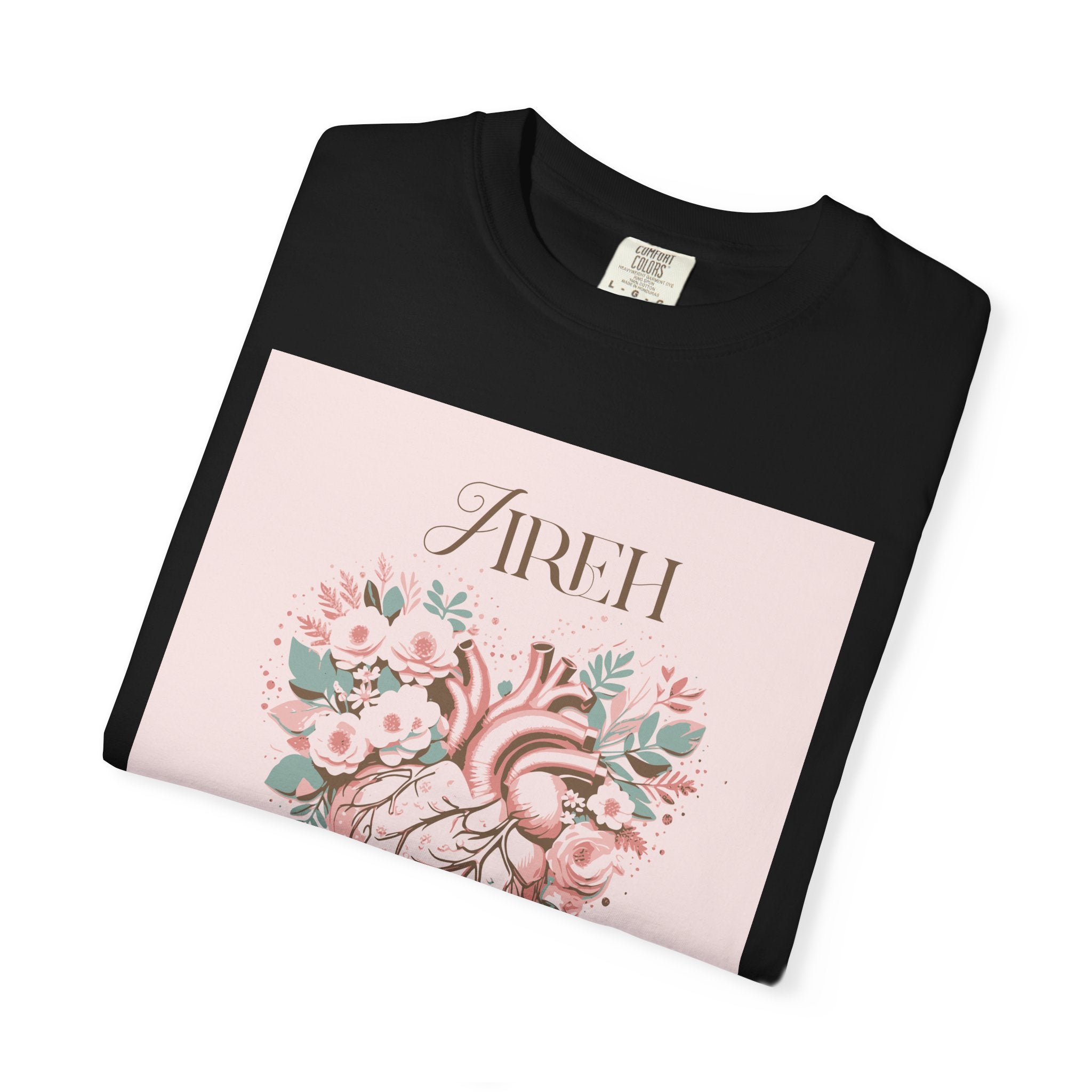 You Are Enough Floral Heart T-Shirt
