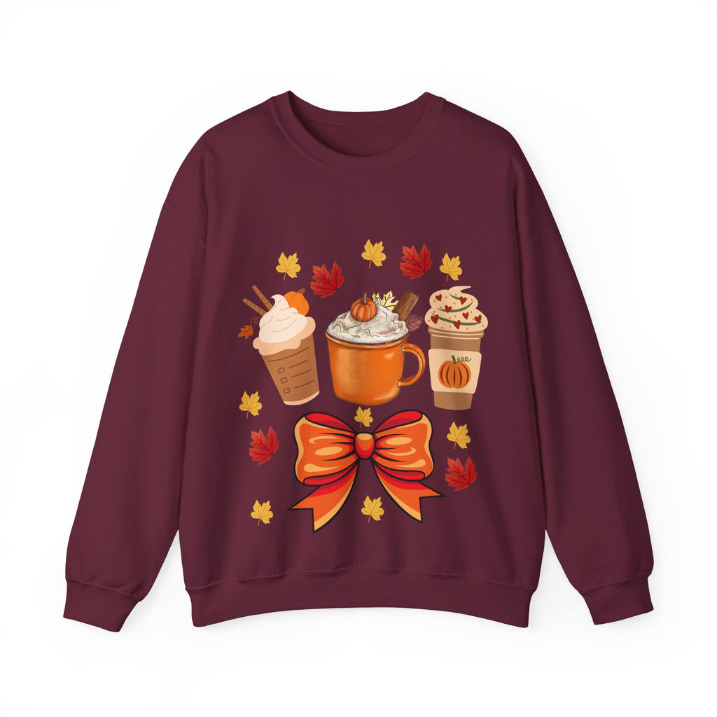 Autumn Vibes Sweatshirt, Cozy Crewneck for Fall, Pumpkin Spice Sweatshirt, Cute Gift for Thanksgiving, Warm Fashion Statement