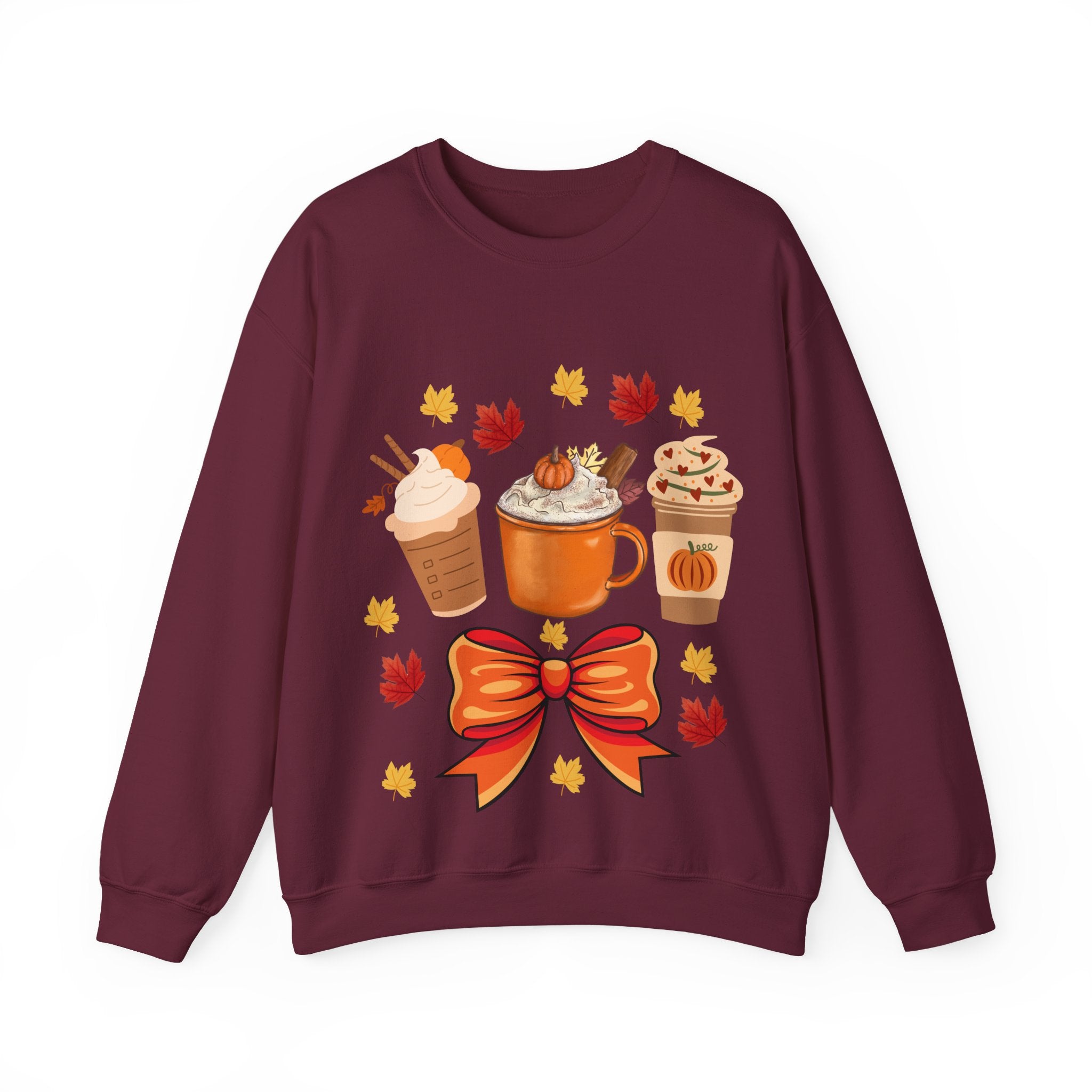 Autumn Vibes Sweatshirt, Cozy Crewneck for Fall, Pumpkin Spice Sweatshirt, Cute Gift for Thanksgiving, Warm Fashion Statement