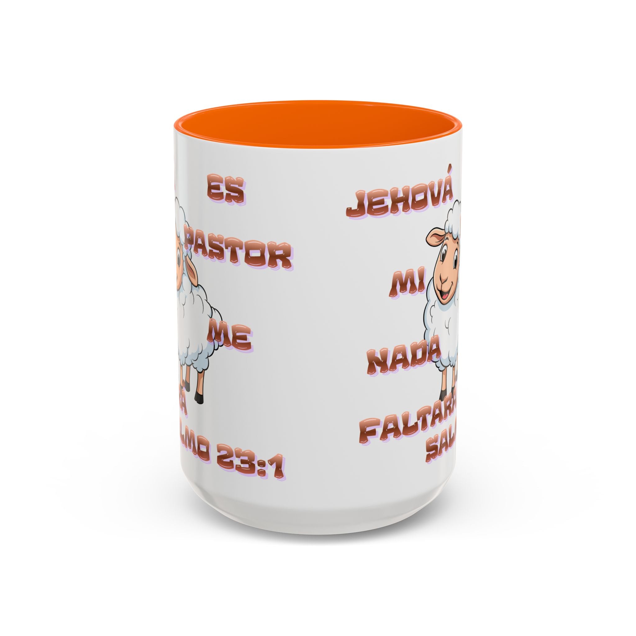 Jehová Es Mi Pastor Coffee Mug — Salmo 23:1 Spanish Christian Accent Mug