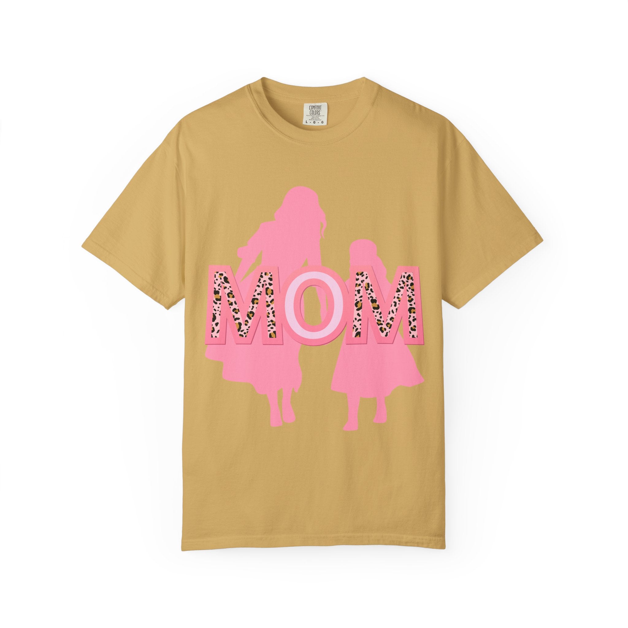 Mom & Me Garment-Dyed T-shirt, Cute Matching Tees, Mother's Day Gift, Family Outing Shirt, Mommy Daughter Outfit, Trendy Casual Wear
