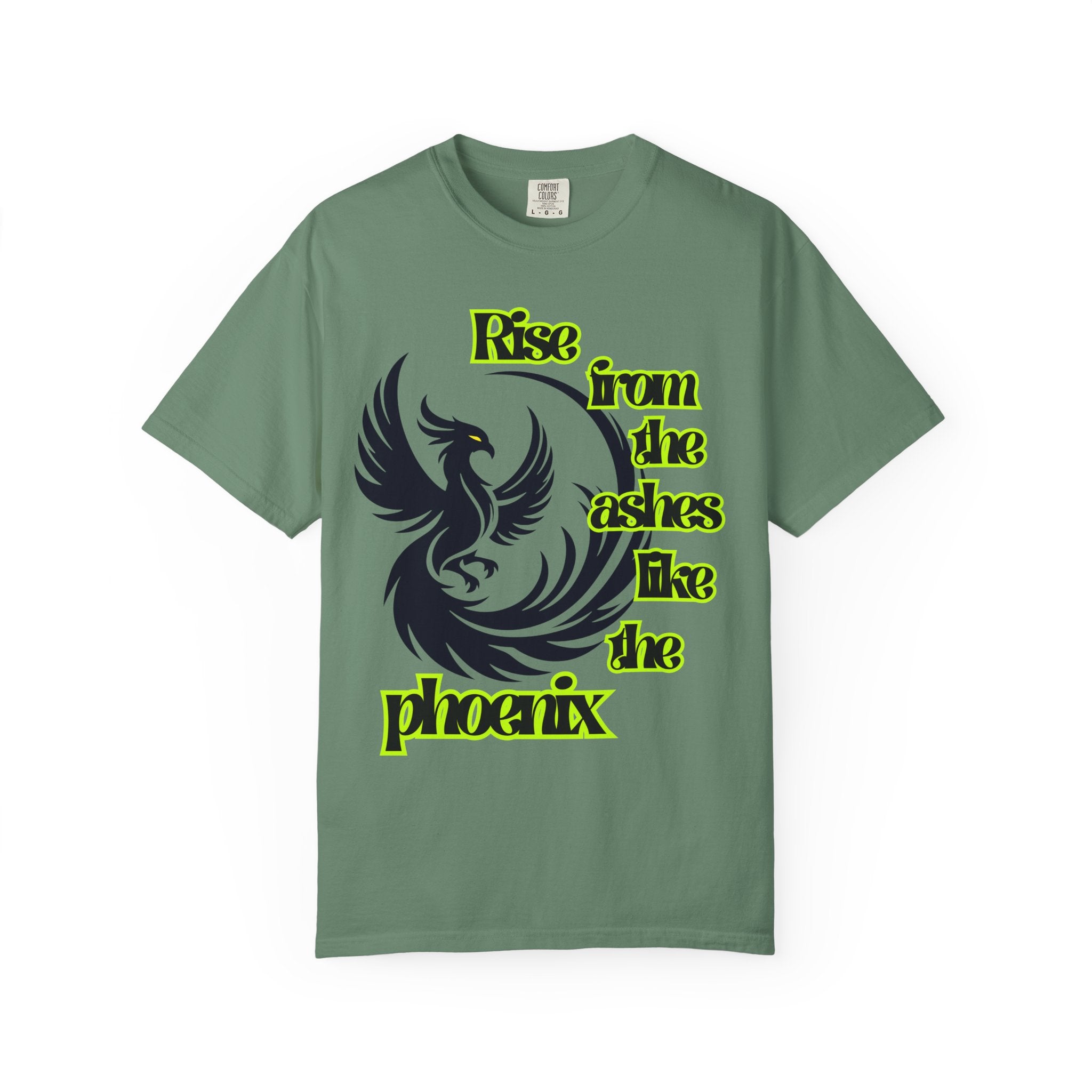 Phoenix Graphic Unisex T-shirt - Empowering 'Rise from the ashes like the phoenix' Design, Casual Wear, Gift for Resilience, [...]