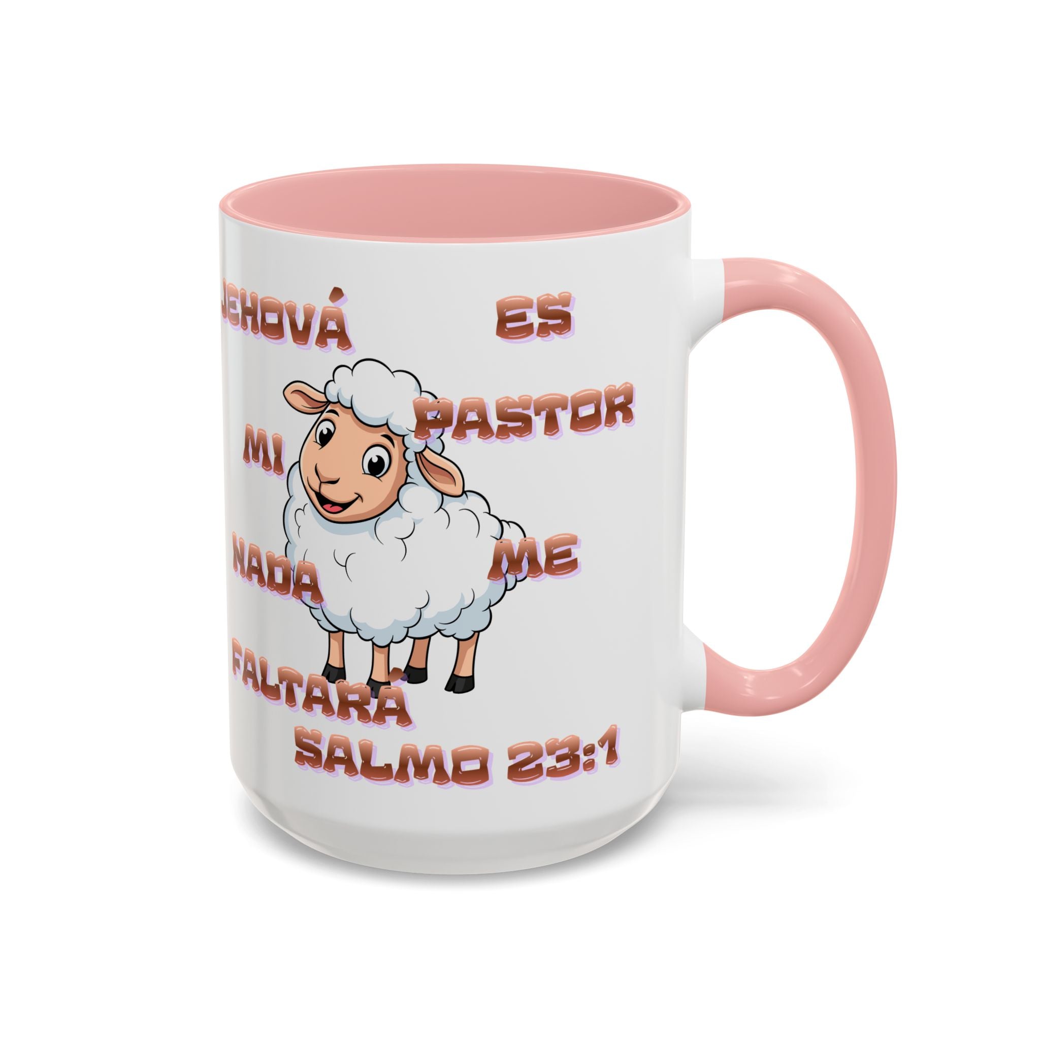 Jehová Es Mi Pastor Coffee Mug — Salmo 23:1 Spanish Christian Accent Mug
