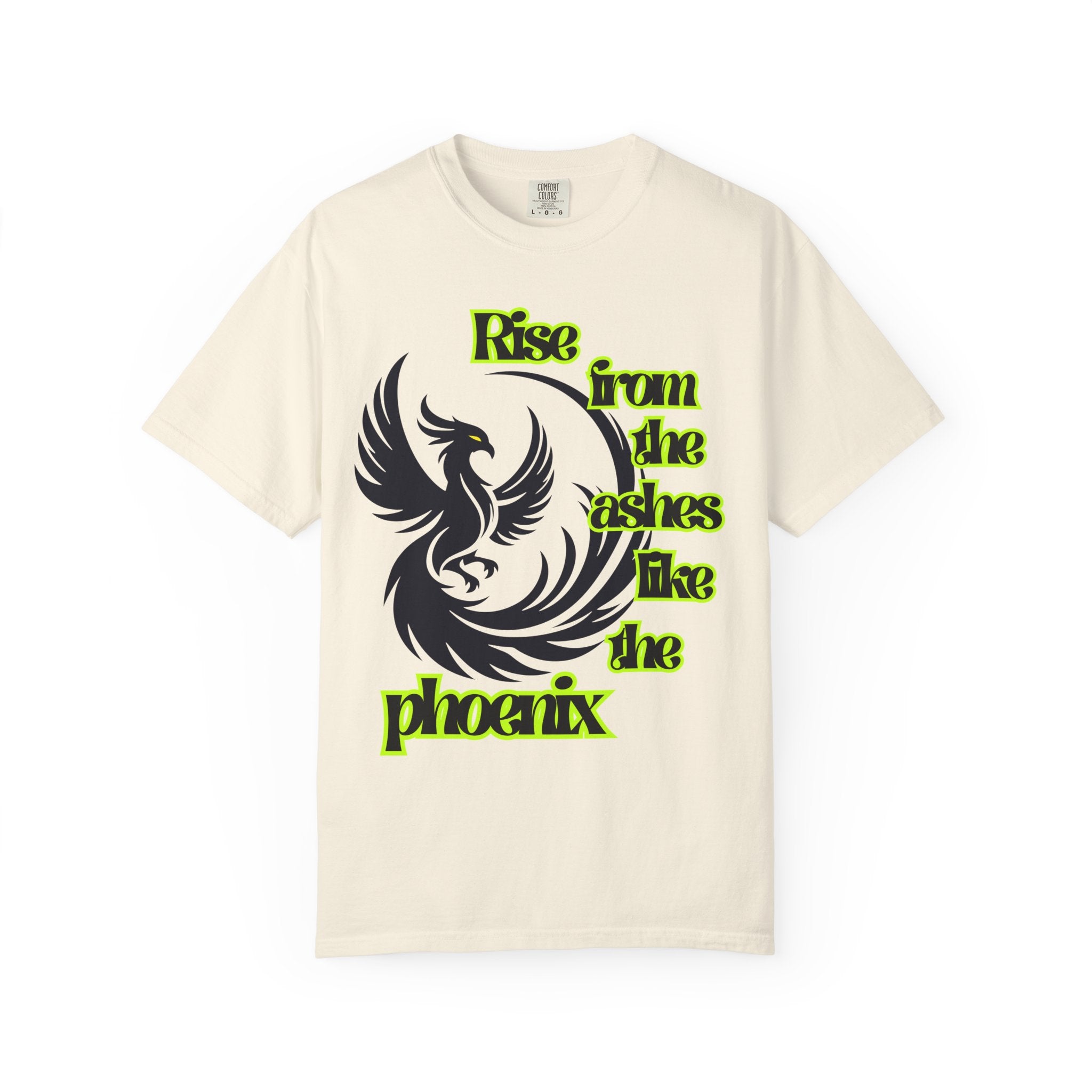 Phoenix Graphic Unisex T-shirt - Empowering 'Rise from the ashes like the phoenix' Design, Casual Wear, Gift for Resilience, [...]