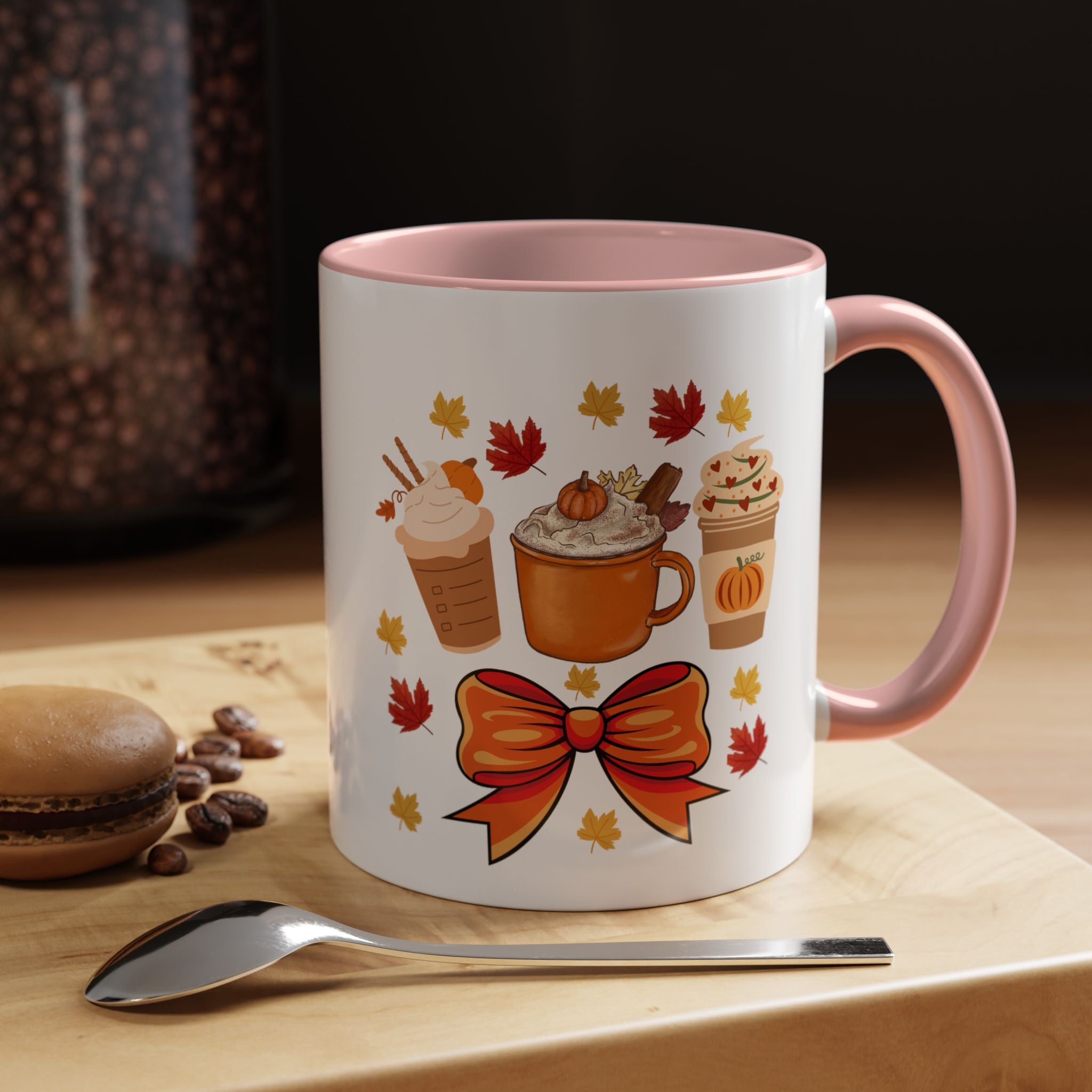 Autumn Coffee Mug, Fall Decor, Pumpkin Spice Gift, Cozy Coffee Cup, Seasonal Kitchenware