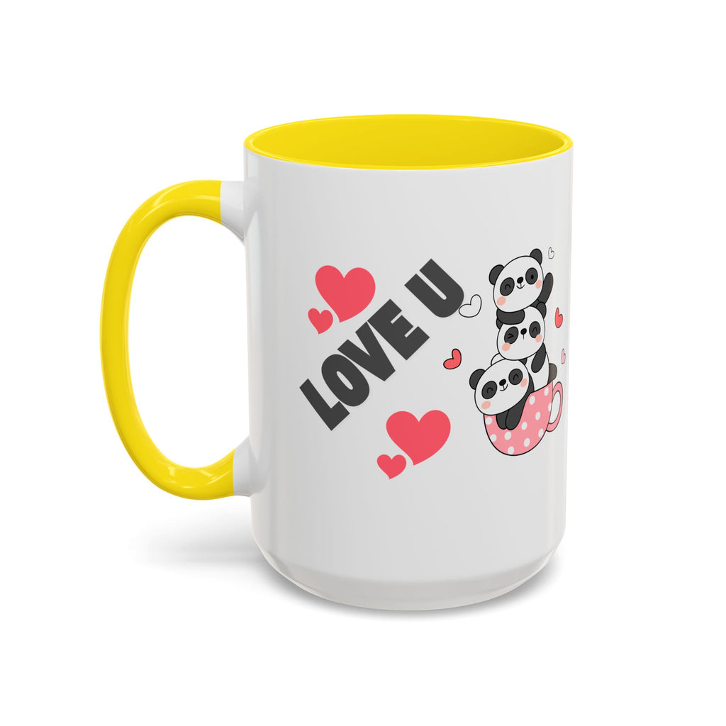 Adorable Panda Love Coffee Mug - Perfect Gift for Couples, Birthdays, Valentine's Day, Cute Kitchen Decor